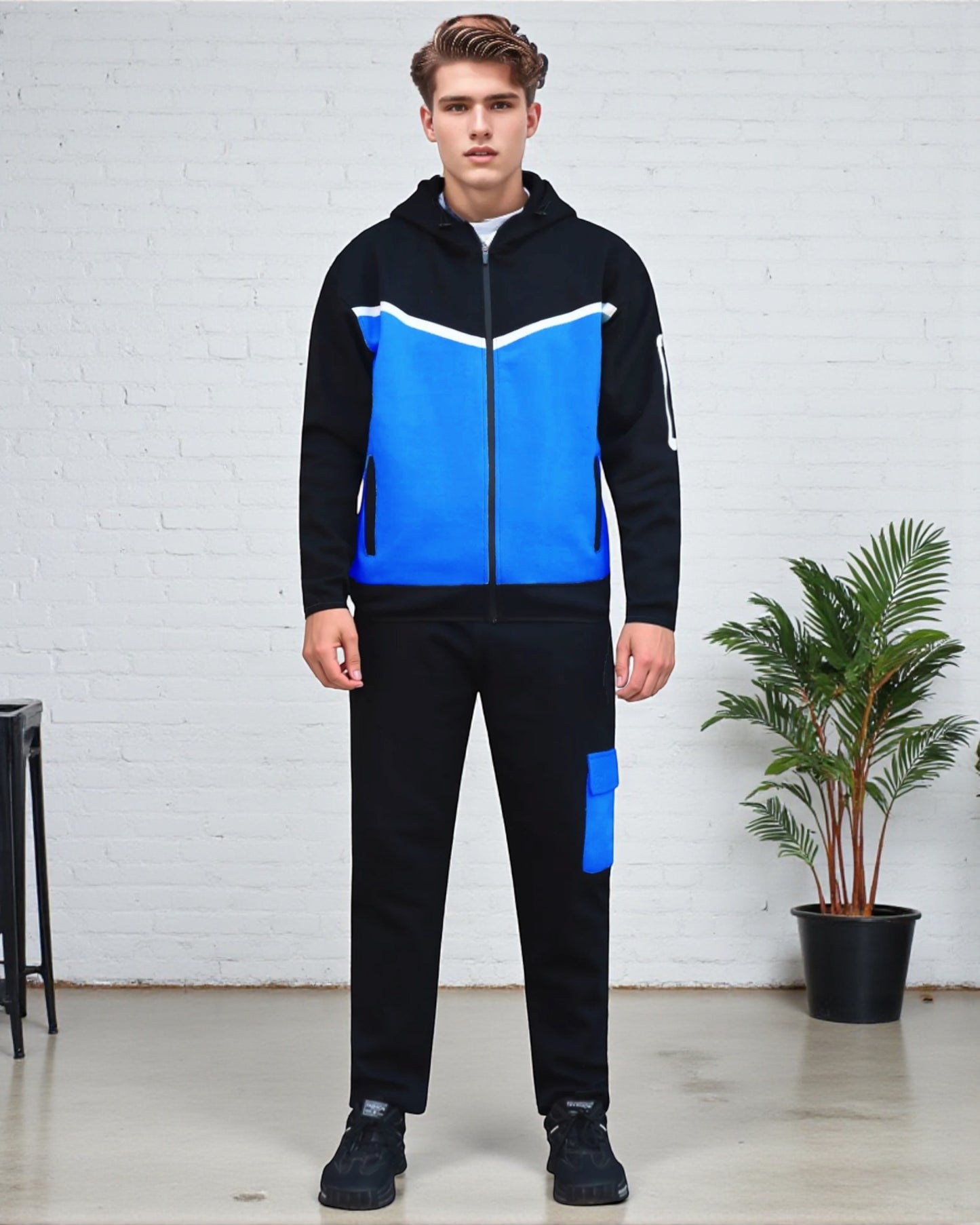 Men’s Sweatsuit Tech Fleece Heavy Duty Sweatpants & Sweat Jacket