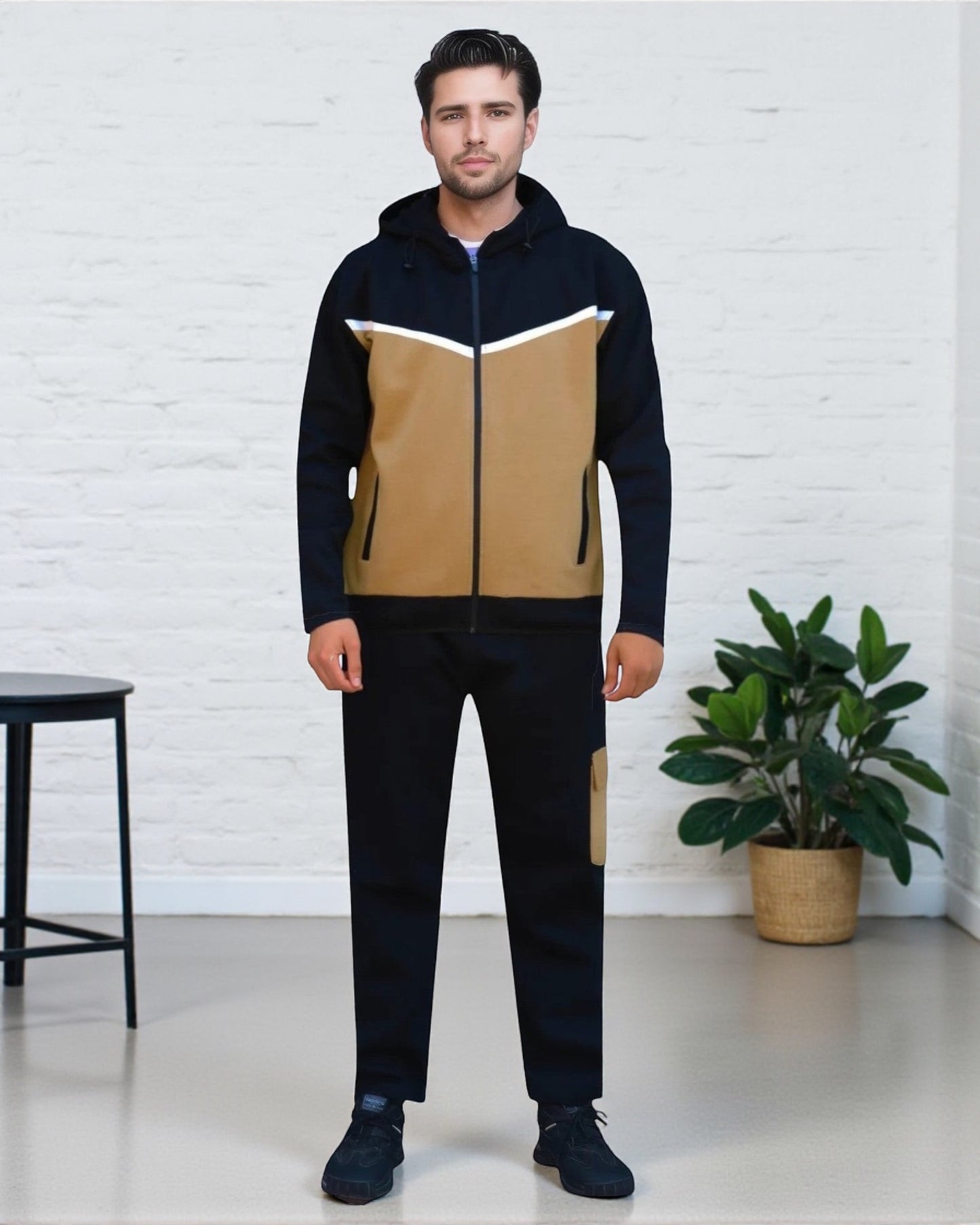 Men’s Sweatsuit Tech Fleece Heavy Duty Sweatpants & Sweat Jacket