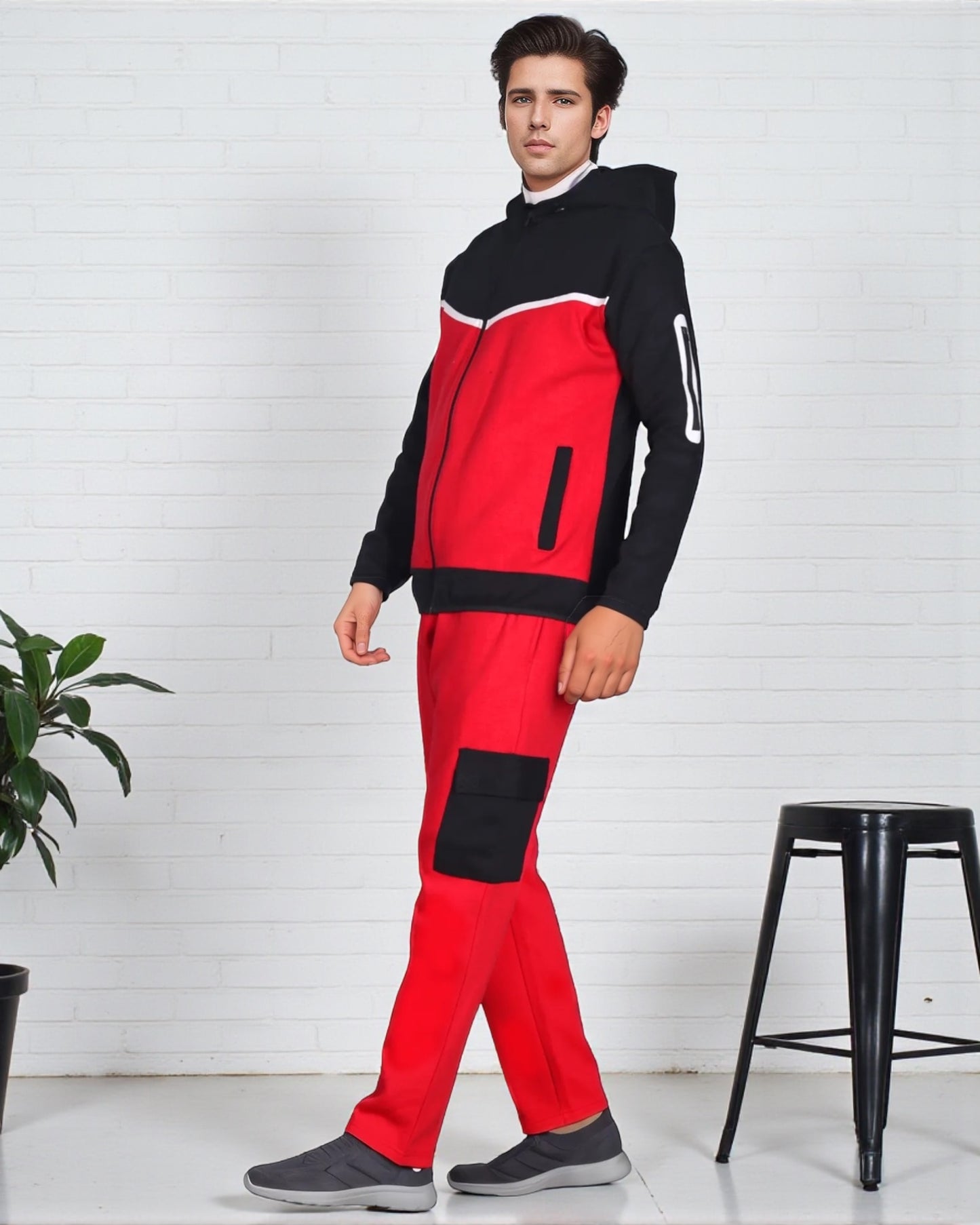 Men’s Sweatsuit Tech Fleece Heavy Duty Sweatpants & Sweat Jacket