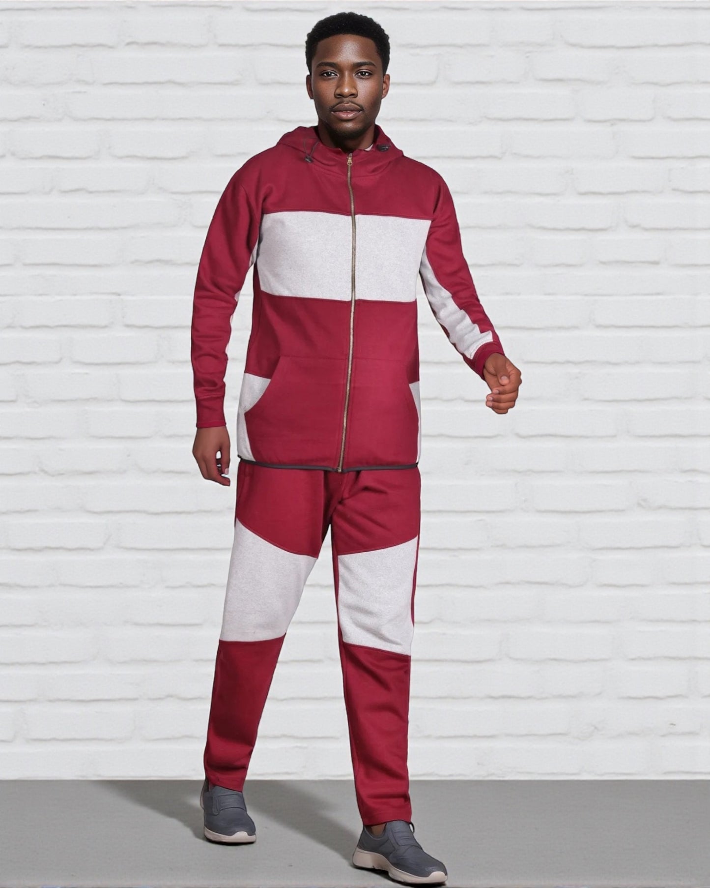 Men’s Stylish Fleece Fashion hoodie Jogging Suit with matching pant