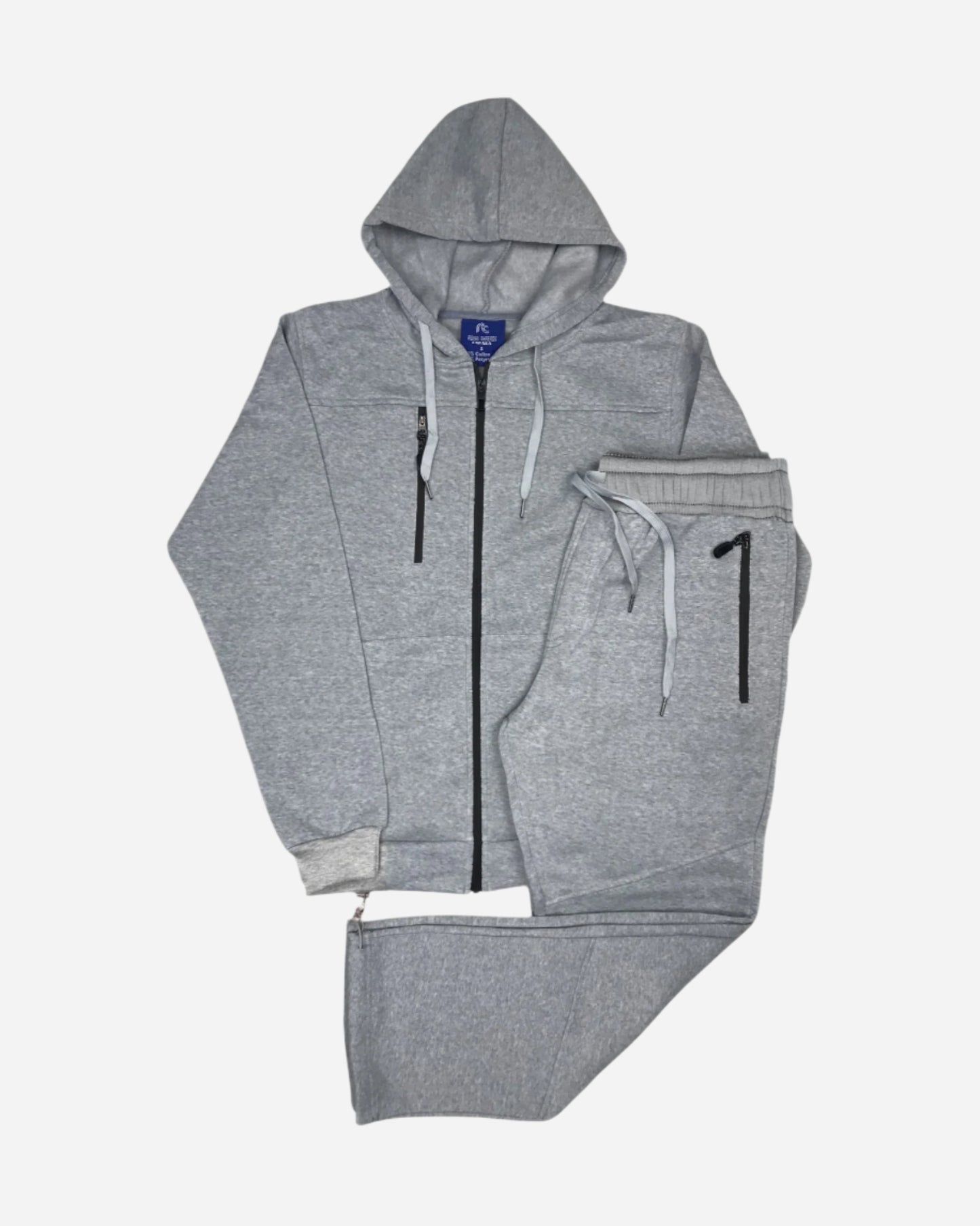 Men's Sweatsuit Soft Fleece Sweat Jacket with Sweatpants