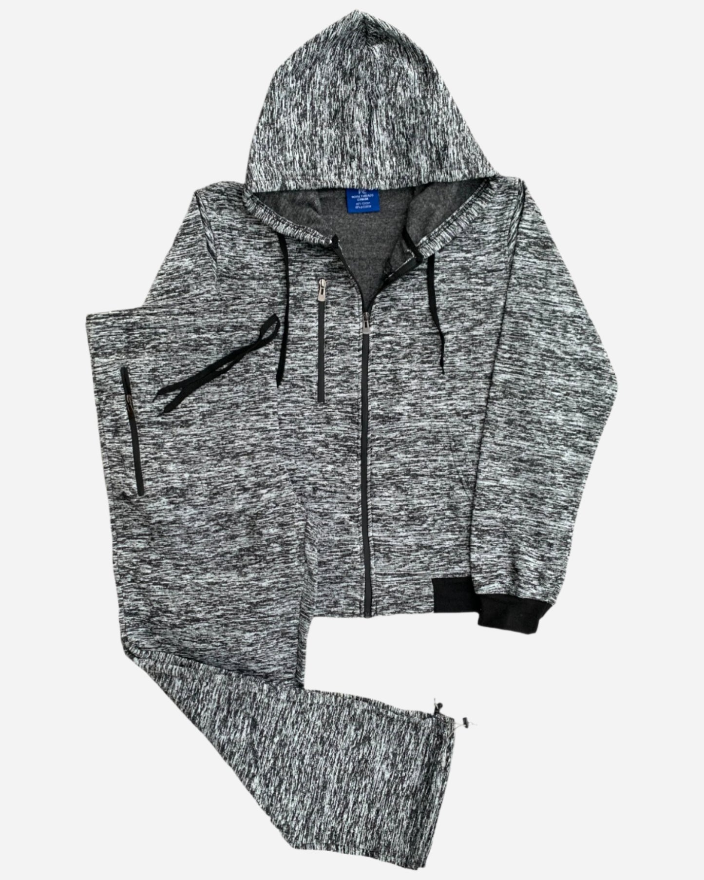 Men's Sweatsuit Soft Fleece Sweat Jacket with Sweatpants