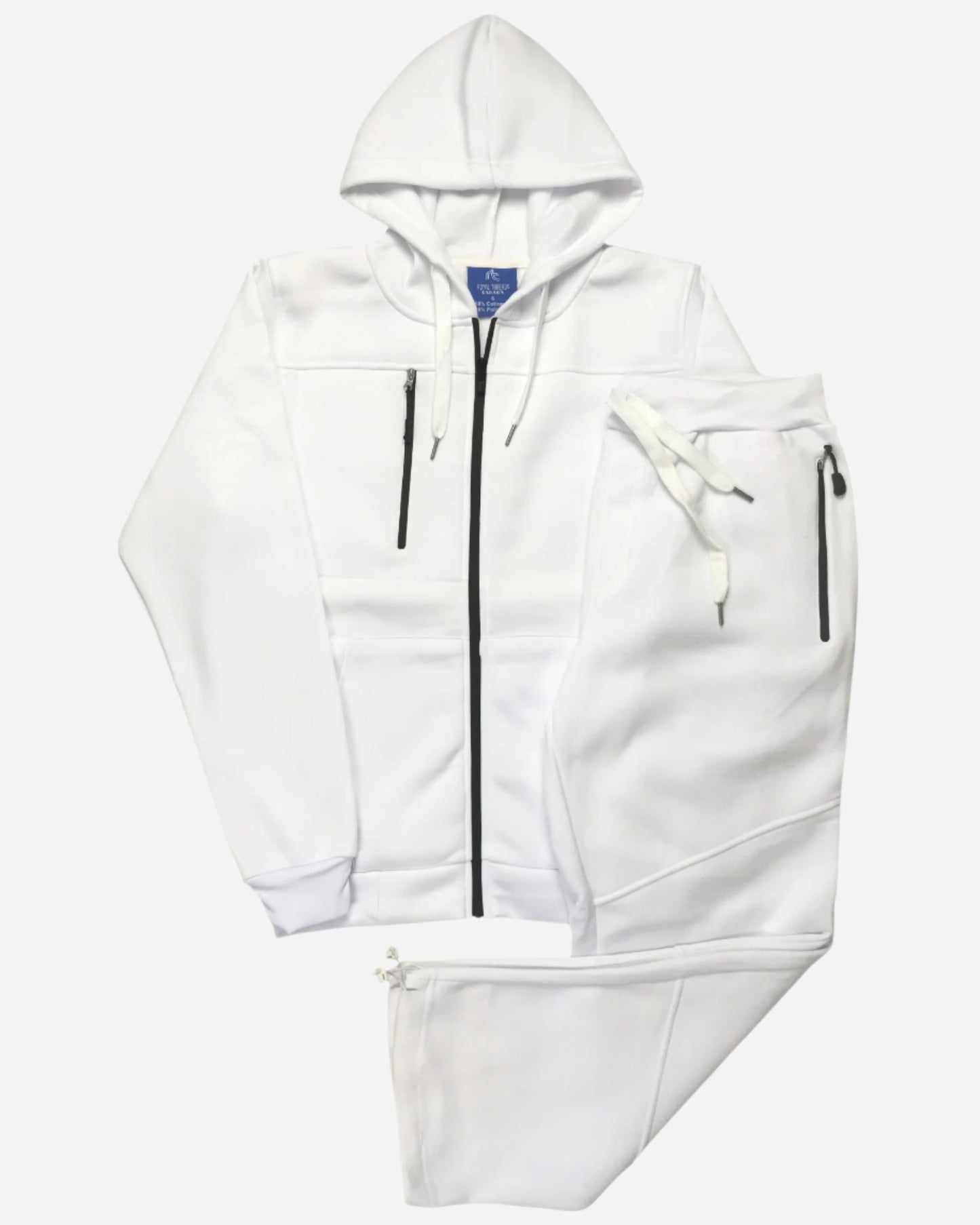 Men's Sweatsuit Soft Fleece Sweat Jacket with Sweatpants