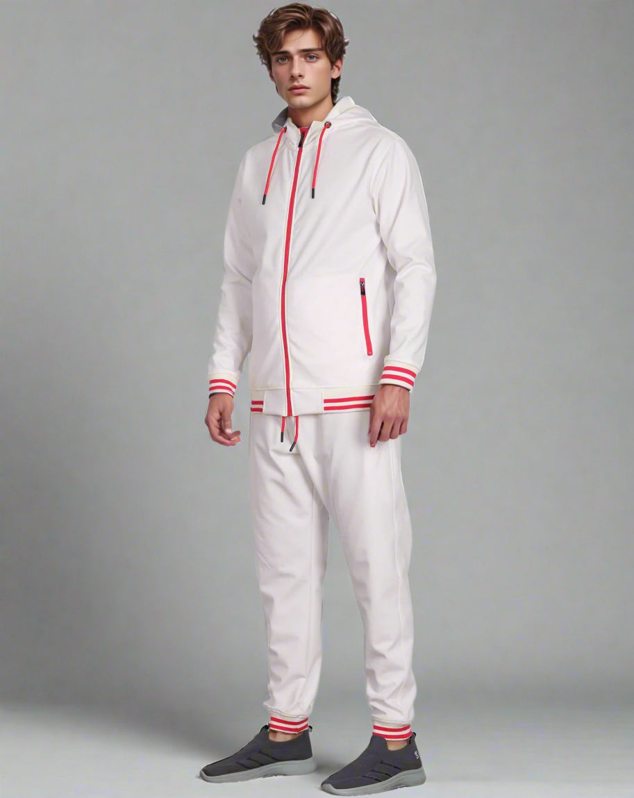 Men’s Scooba Multi Color Rib Tracksuit GYM Activewear Outfit