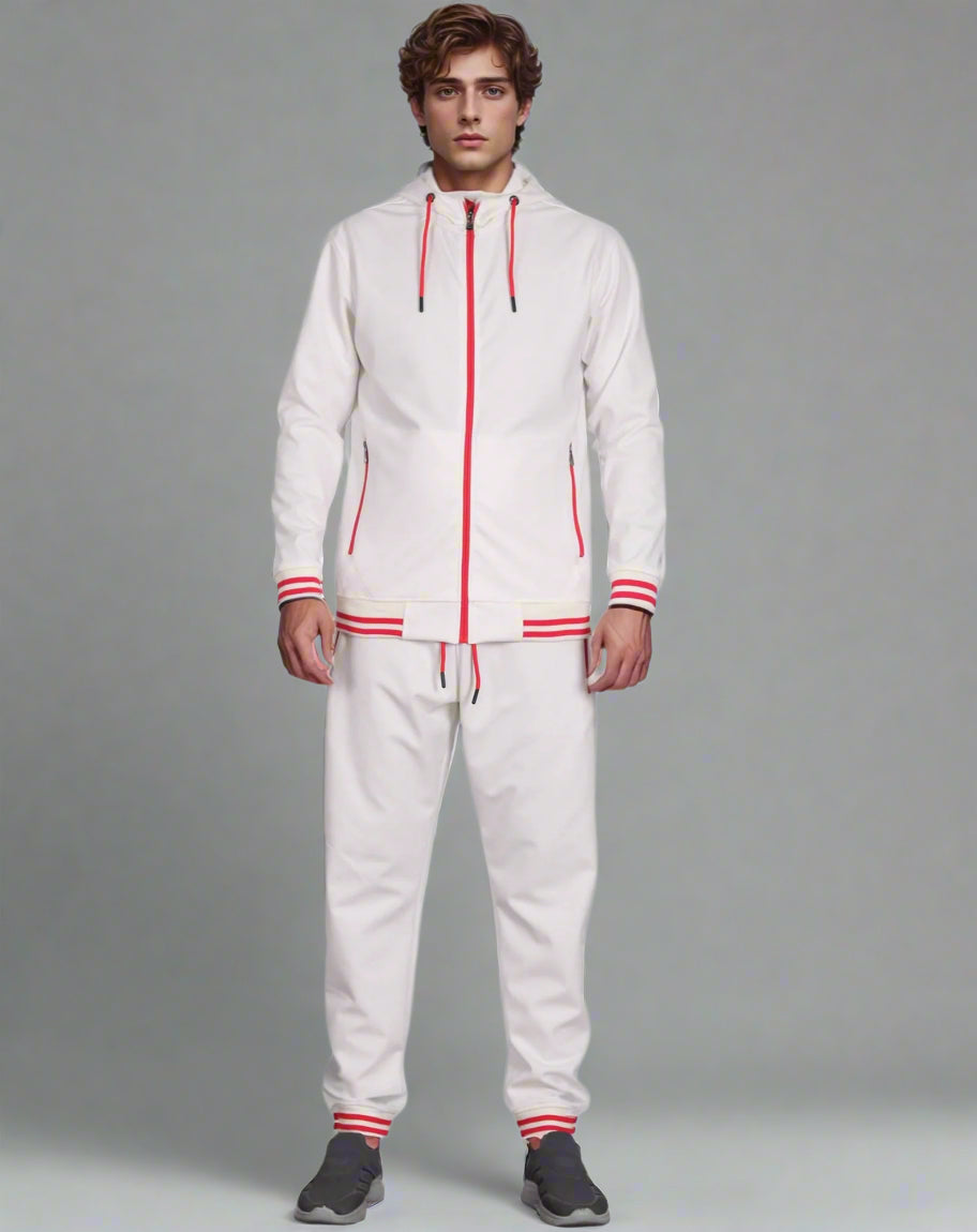 Men’s Scooba Multi Color Rib Tracksuit GYM Activewear Outfit