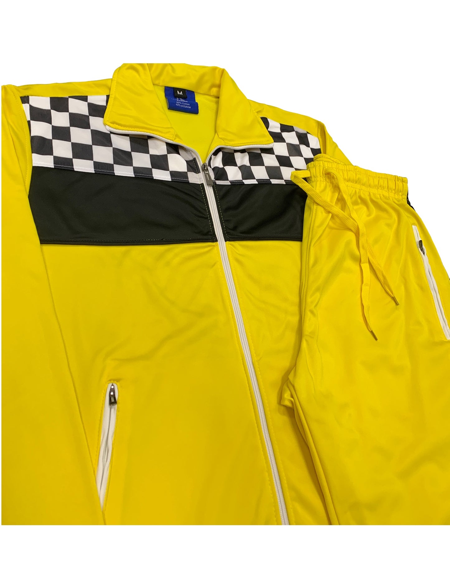Men’s Tracksuit Traditional Checker Boxed Track jacket & Track pants