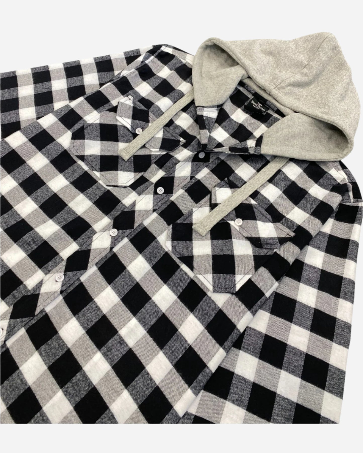 Men’s Soft flannel Shirt Long Sleeve with Hood