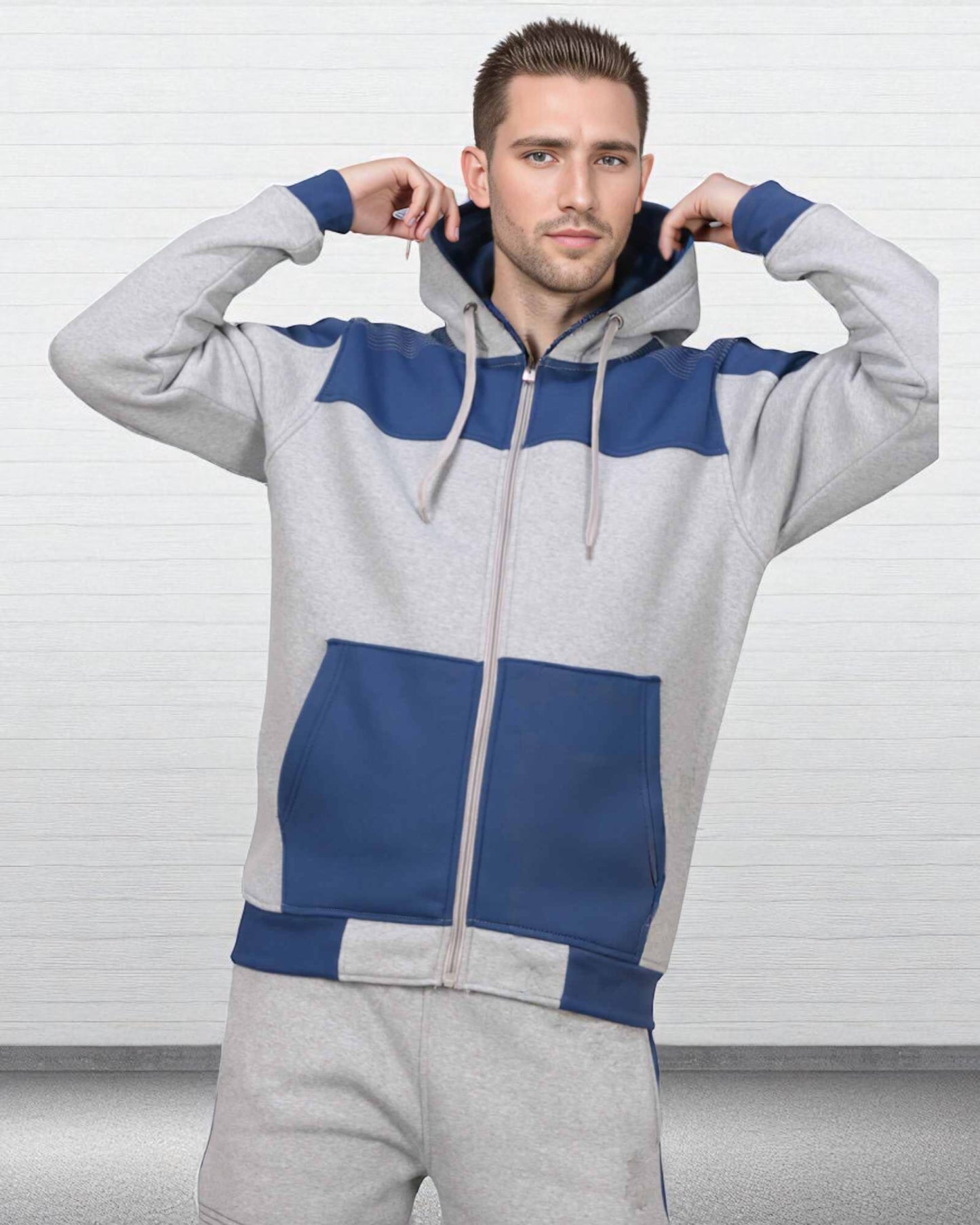 Men's Reef-Tech Fleece Sweatsuit biker stitch Set