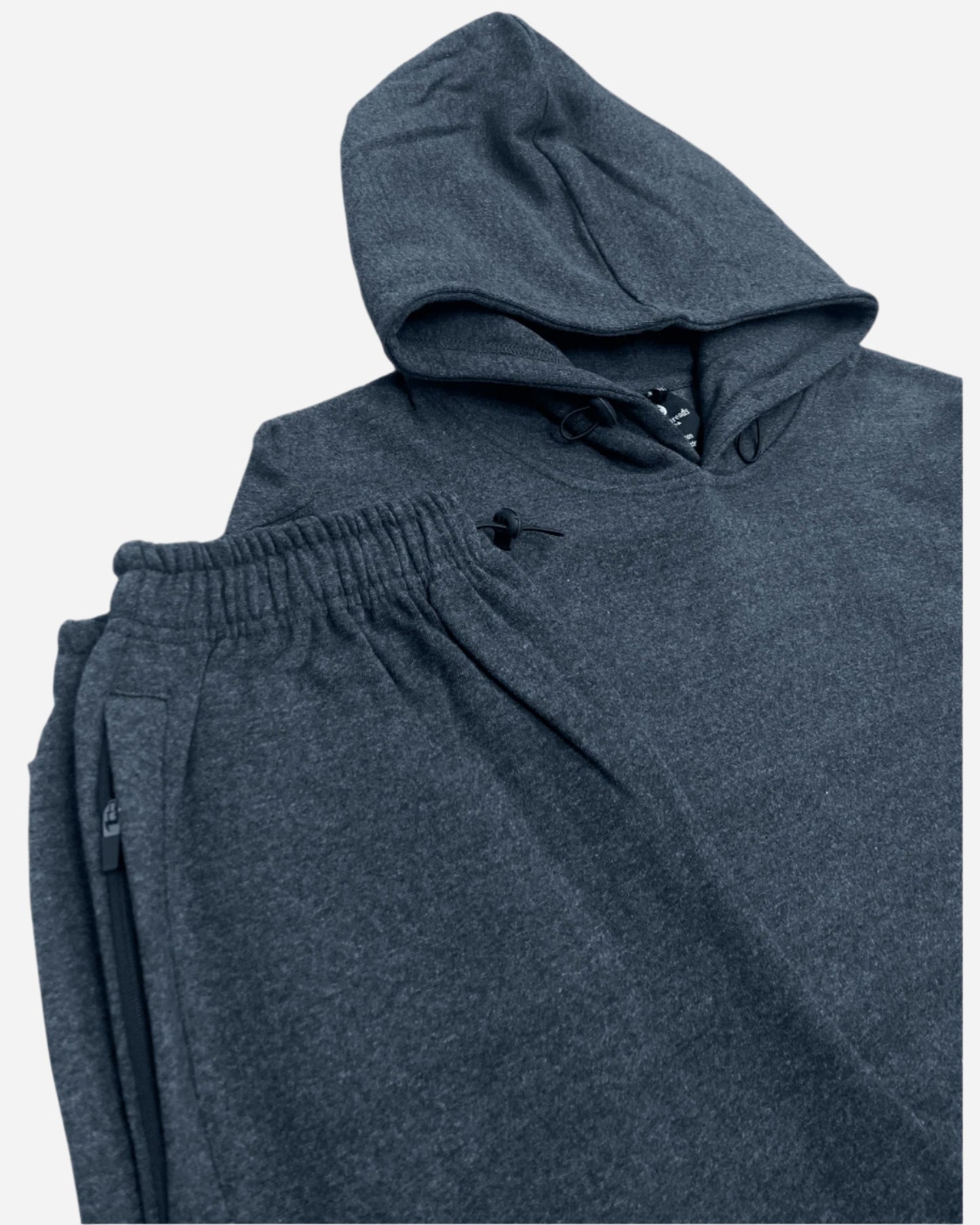 Men’s 2-Piece Classic Fleece Suit Pullover Hoodie Heavy Quality Fleece with Sweatpants
