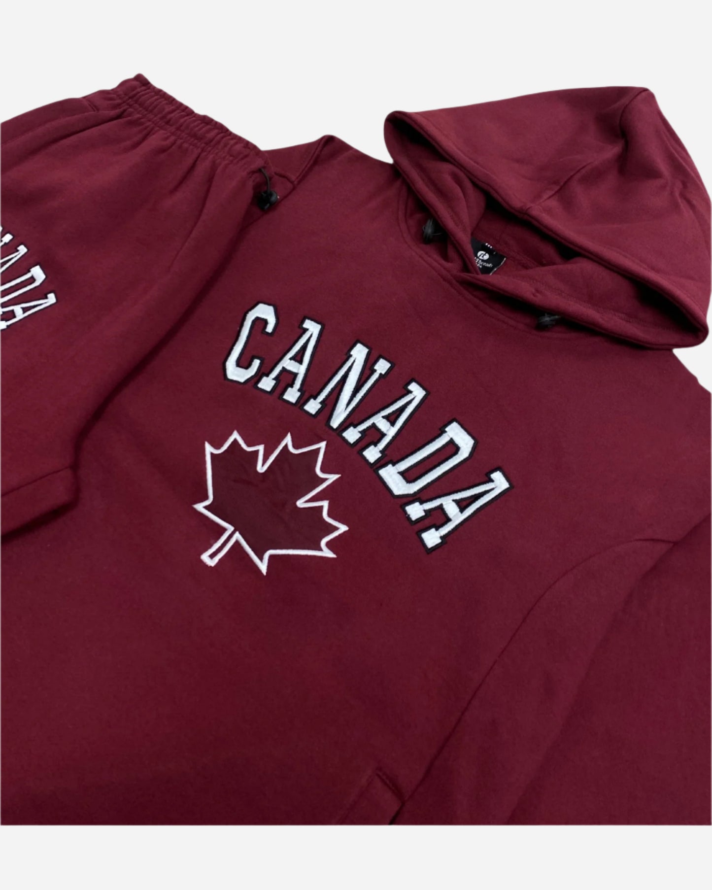 Men Classic Pullover Canada Print Sweatsuit