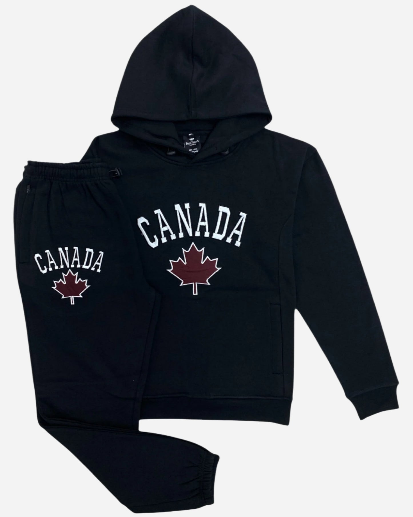 Men Classic Pullover Canada Print Sweatsuit