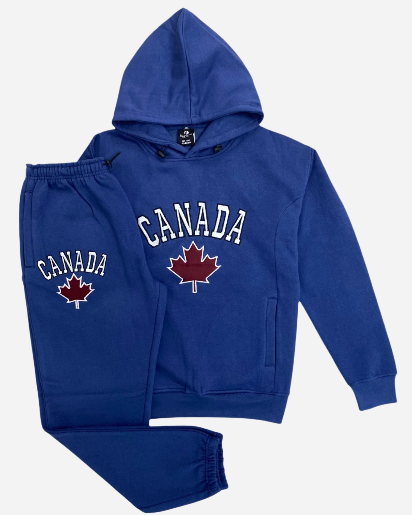 Men Classic Pullover Canada Print Sweatsuit