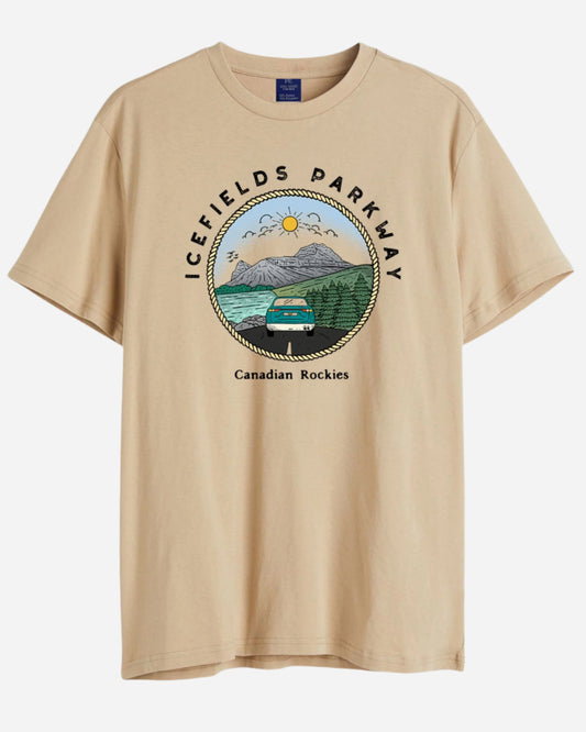 Men's Icefields Parkway Printed Cotton T Shirt