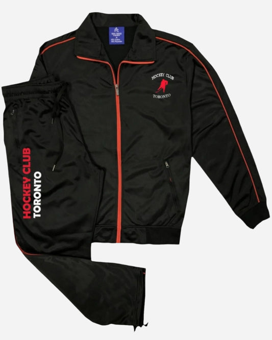 Men's Hockey Club Designer Tracksuit With Track Jacket & Jogger Track Pants