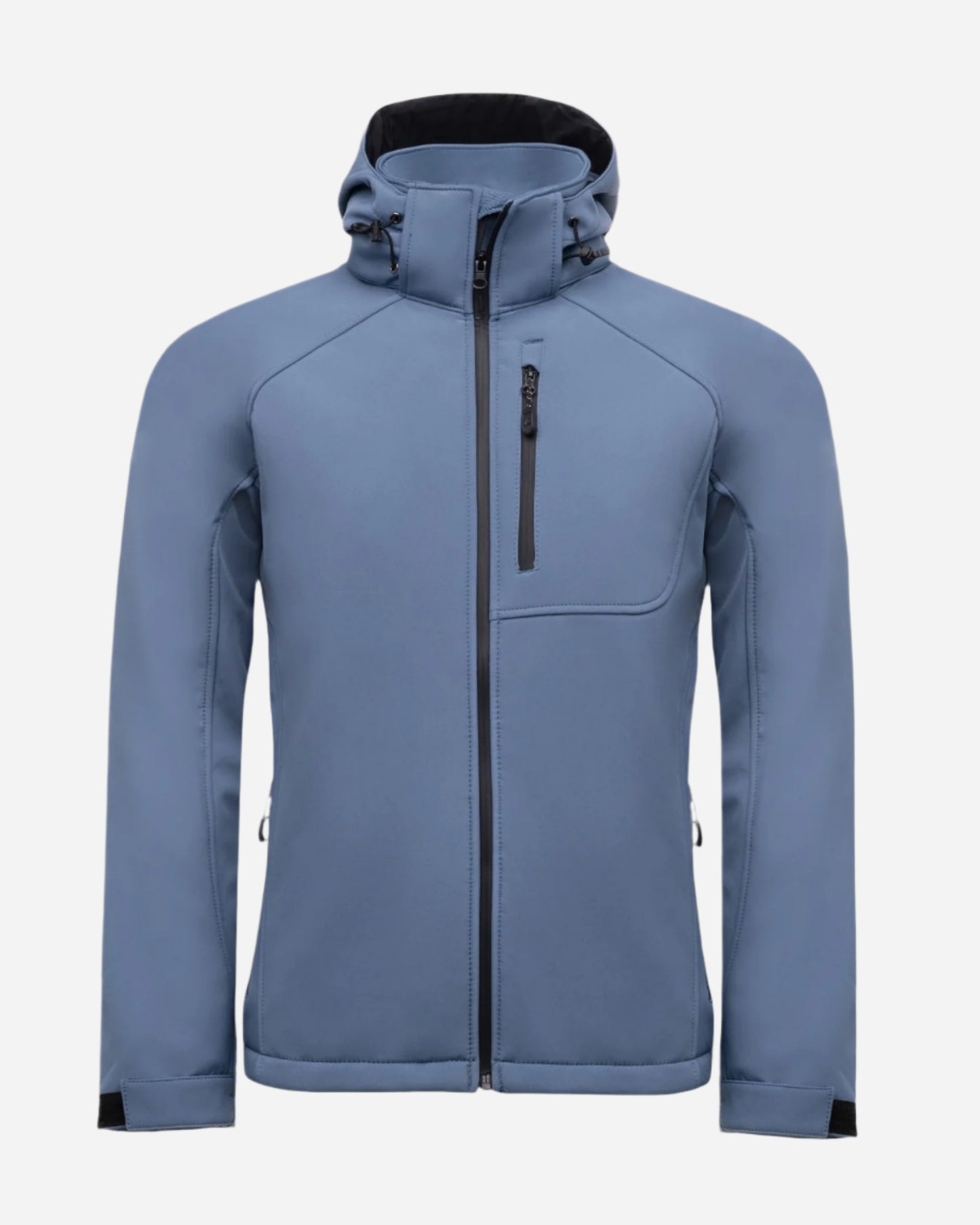 Mens' Warm Water Repellent Softshell Snowboard Jacket- Removable Hood