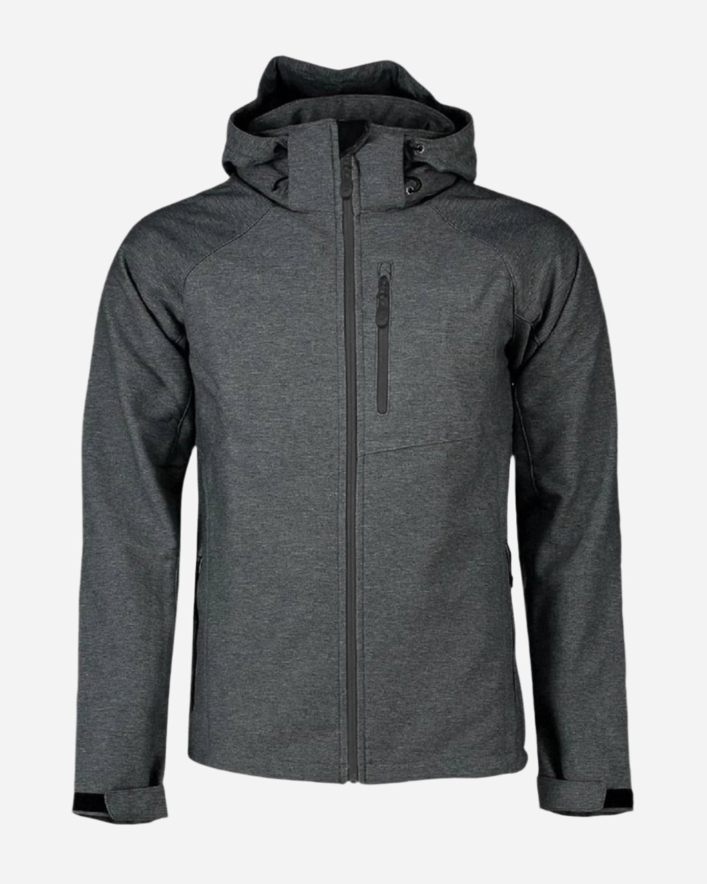 Mens' Warm Water Repellent Softshell Snowboard Jacket- Removable Hood