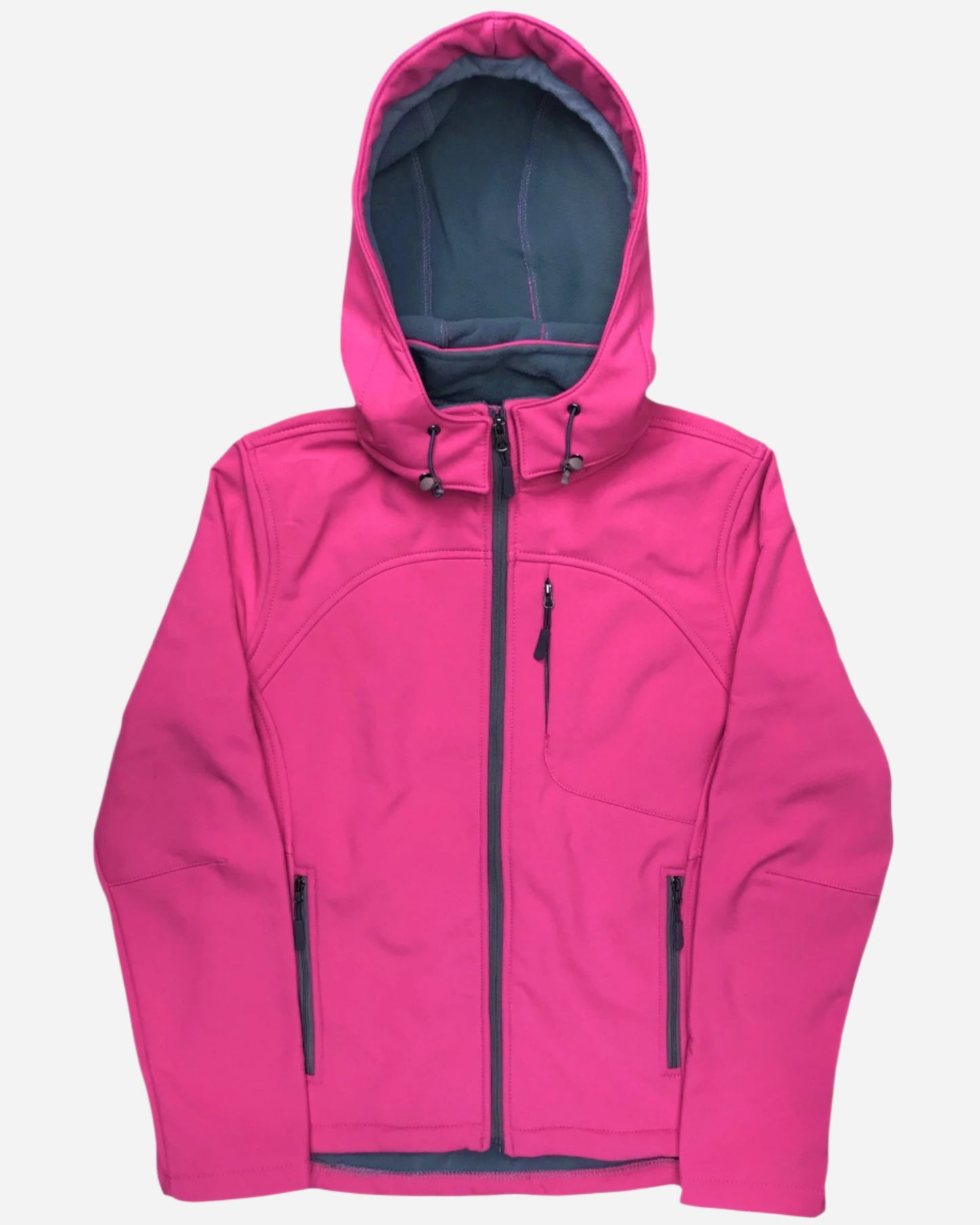Women’s Softshell Water resistant Jacket with internal fleece lining and removable hood