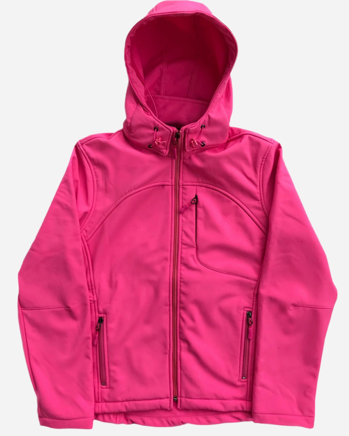 Women’s Softshell Water resistant Jacket with internal fleece lining and removable hood