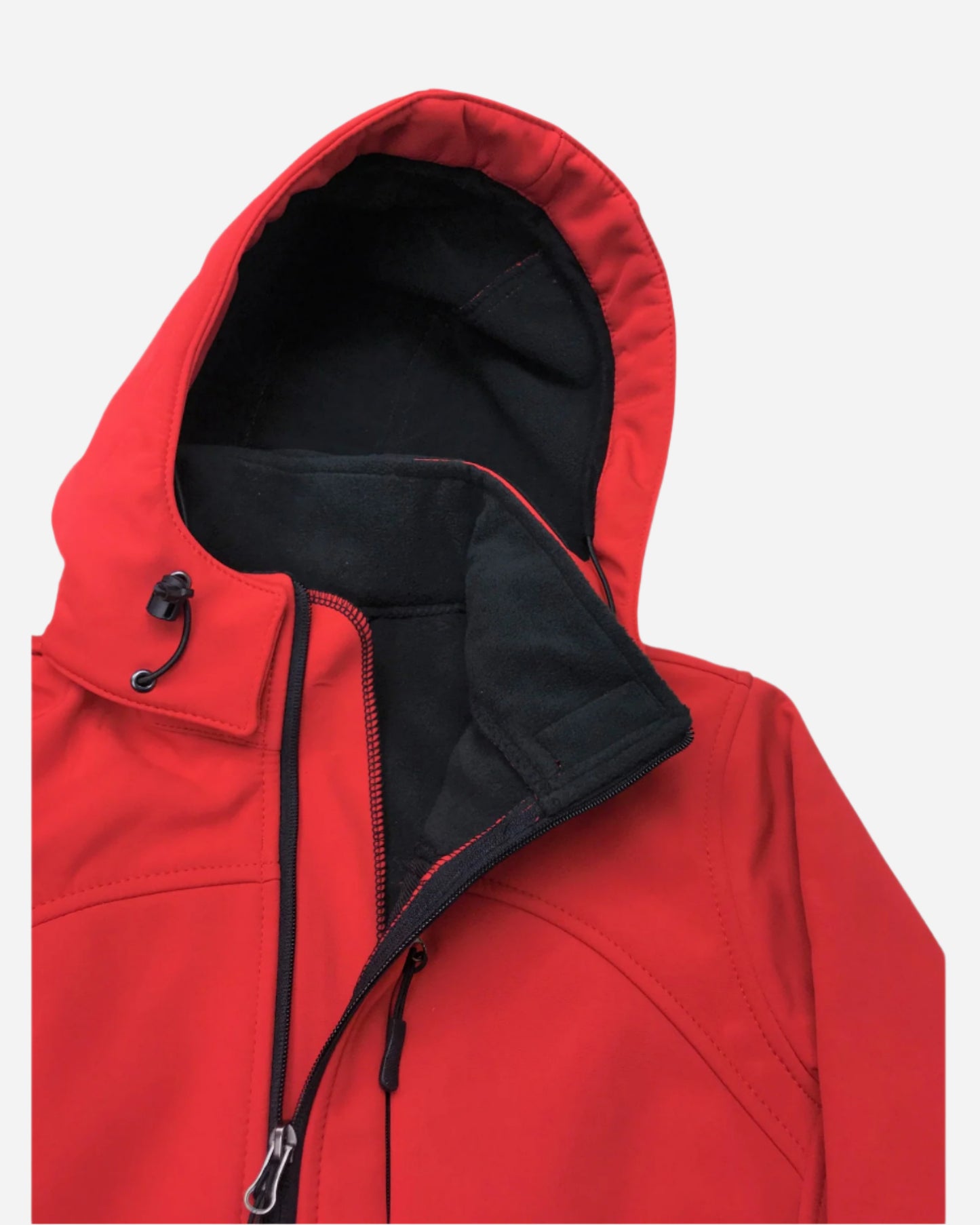 Women’s Softshell Water resistant Jacket with internal fleece lining and removable hood