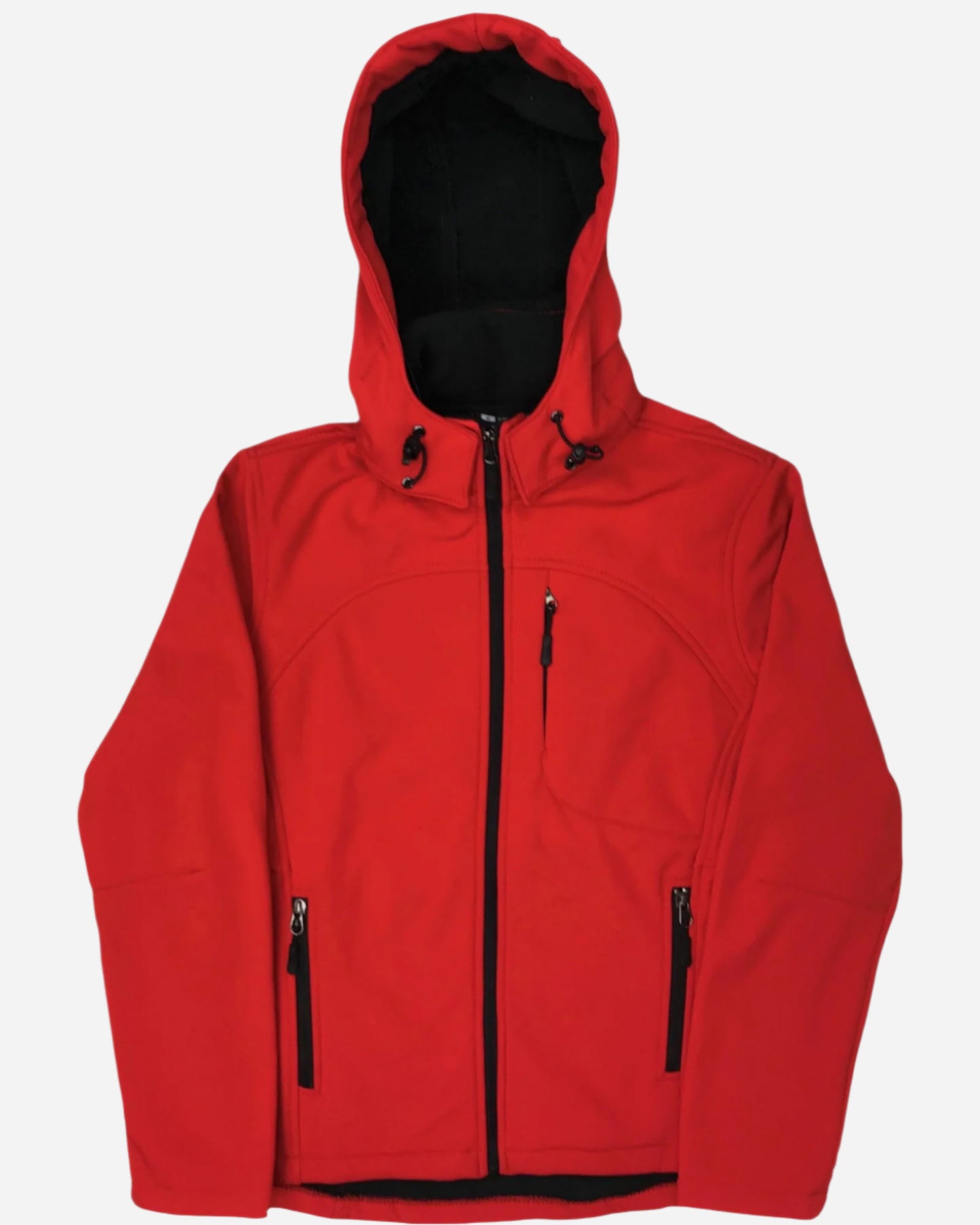 Women’s Softshell Water resistant Jacket with internal fleece lining and removable hood