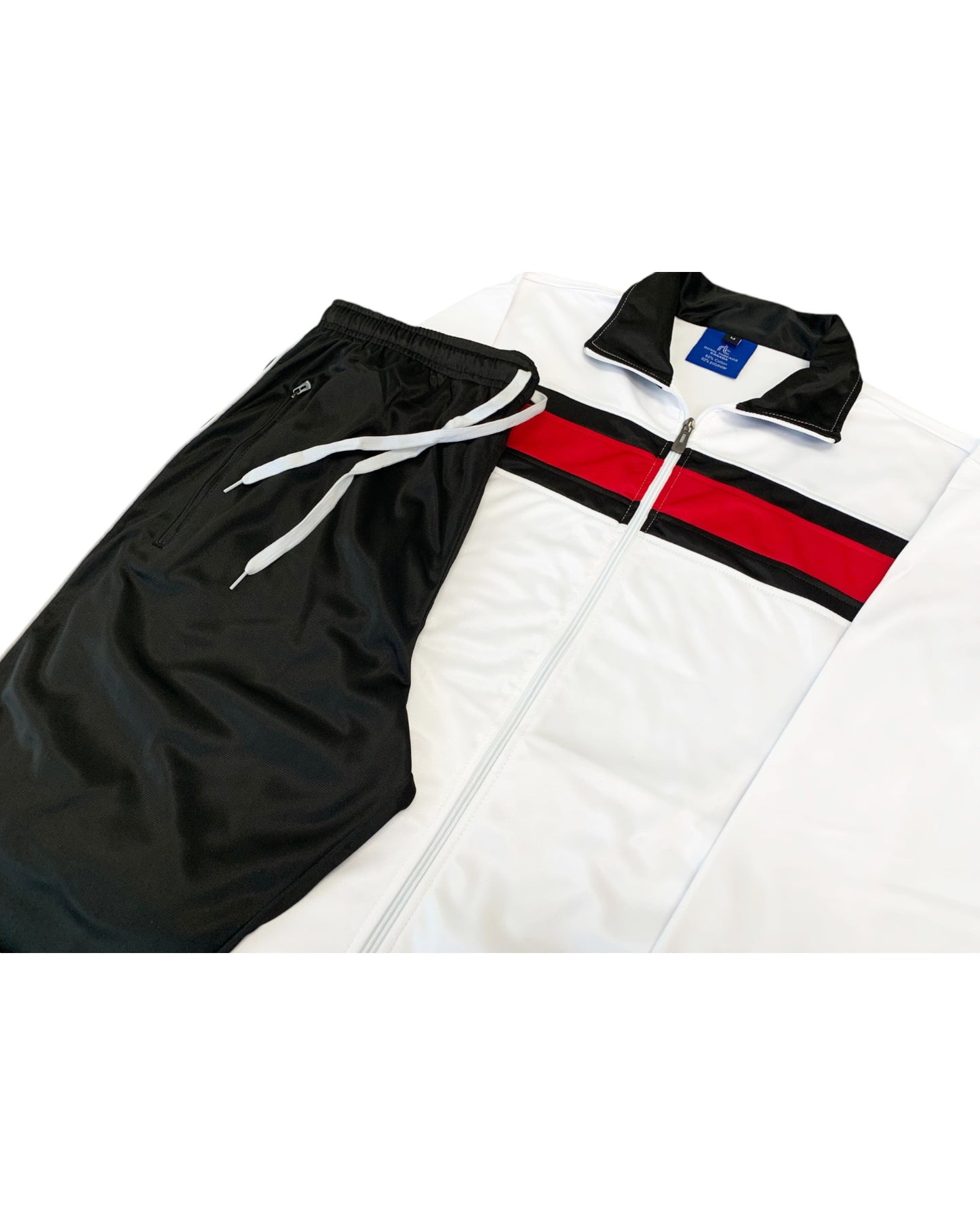 Men's Tracksuit contrast Color 2-piece Set