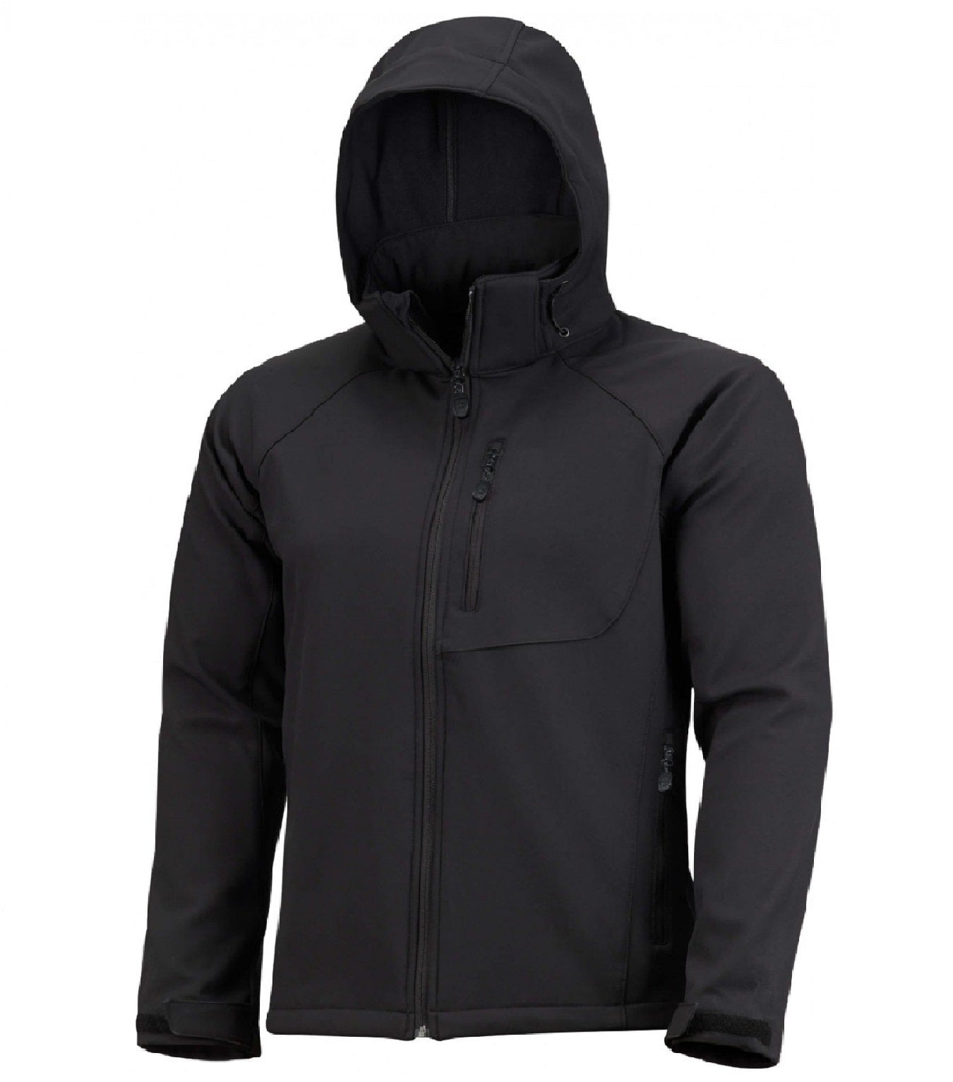 Mens' Warm Water Repellent Softshell Snowboard Jacket- Removable Hood