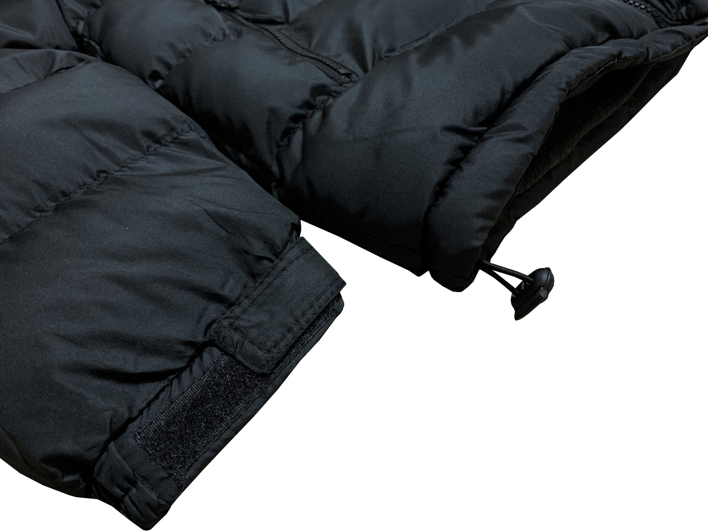 Men's Padded Fleece Insulated Warm Winter Heat Kept Coat Jacket with Hood