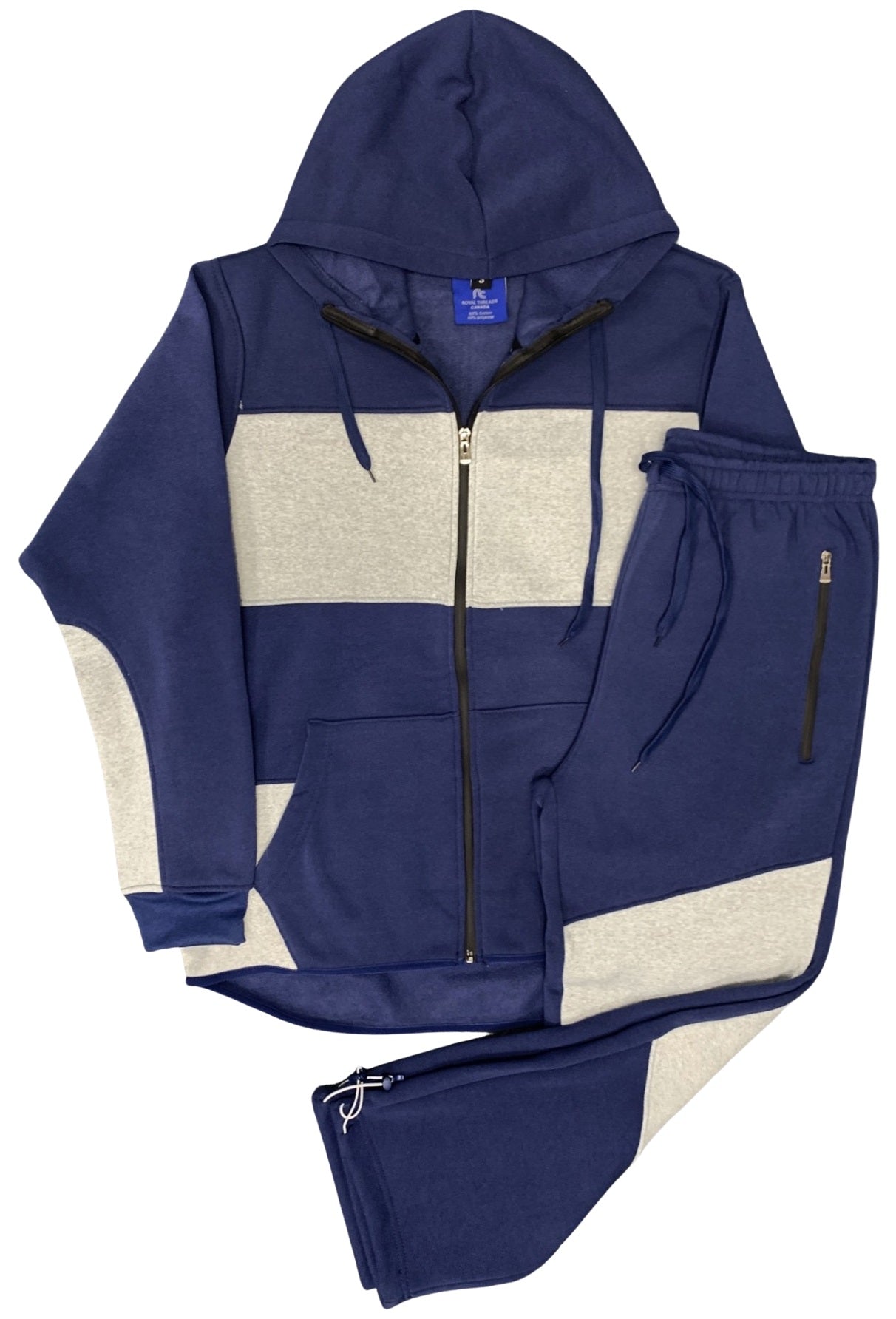 Men’s Full Sweatsuit Cloud Fleece Sweat jacket with Warm winter Sweat pants Matching Suit Outfit