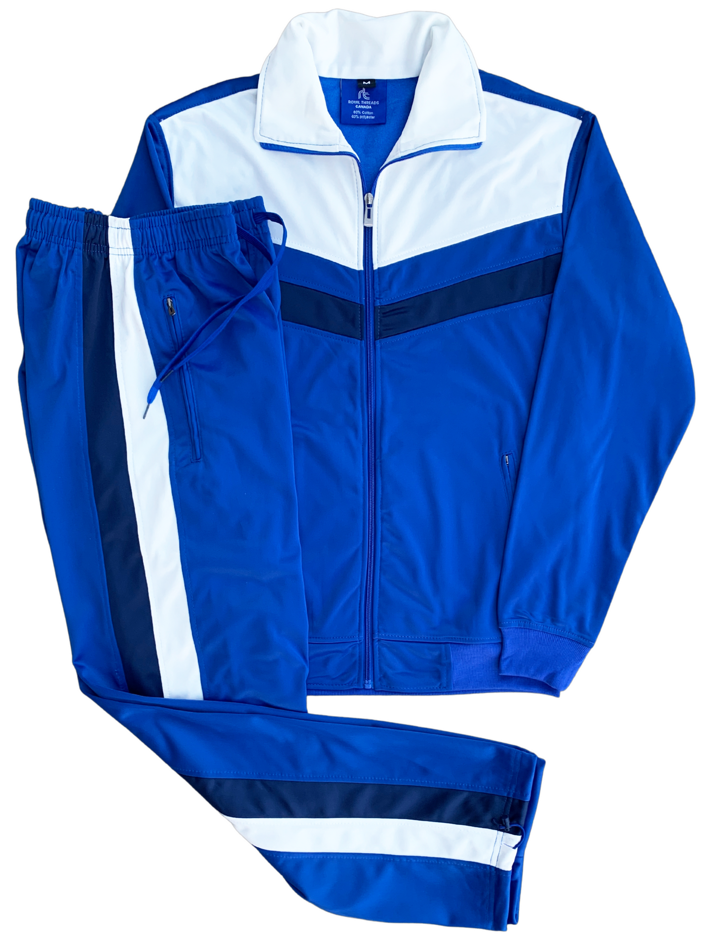 Royal Threads Canada Men's rtGlad Activewear Track Pant and Track Jacket Sports Jogger Athletic Debut 90's Outfit Set