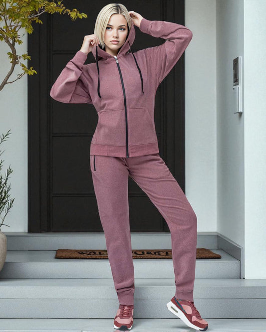 Women's Soft Stretch Warm & Comfy fleece 2-piece Sweatsuit