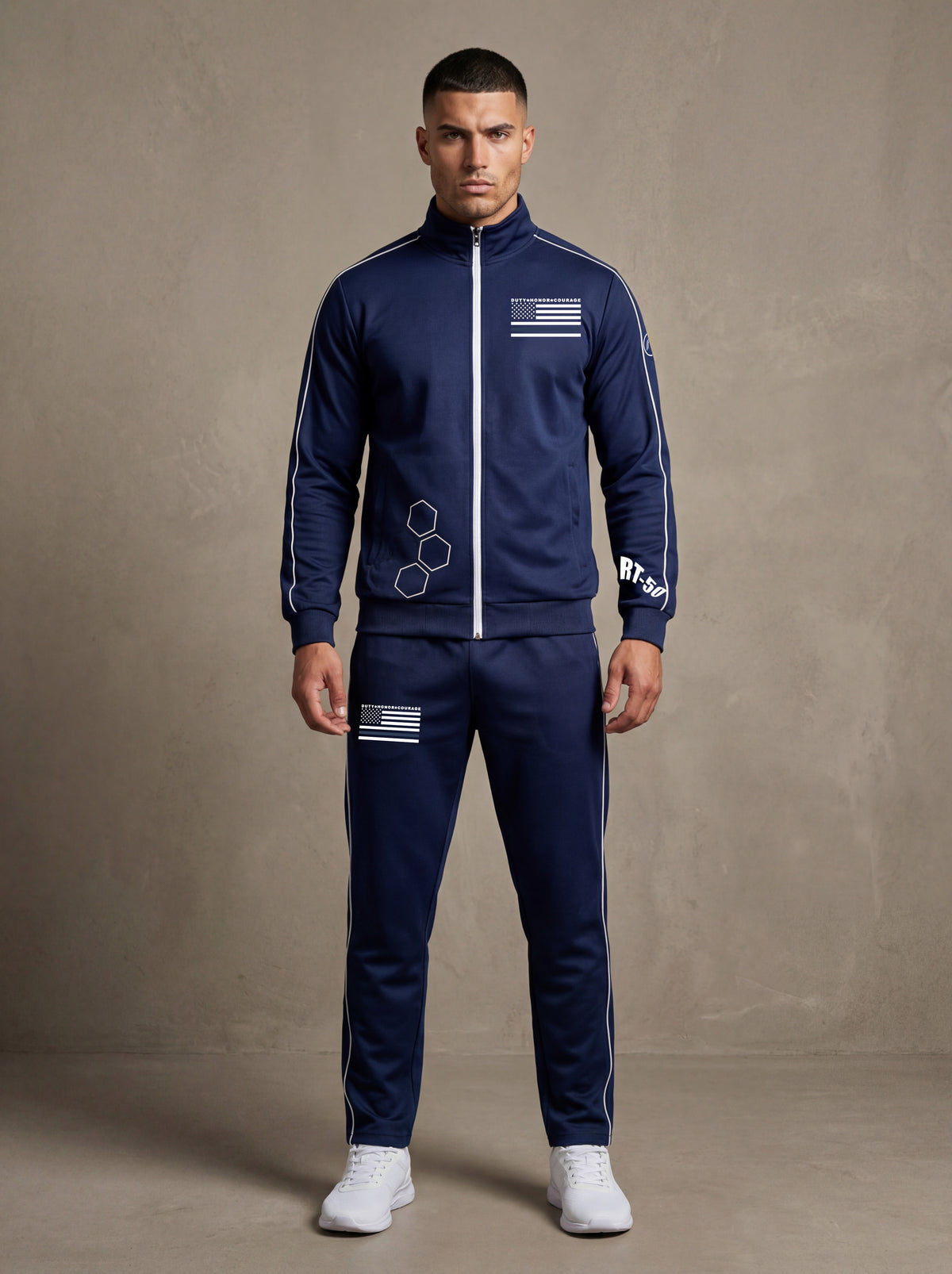 Men's' Designer Courage Flag Tracksuit – alternate view 2