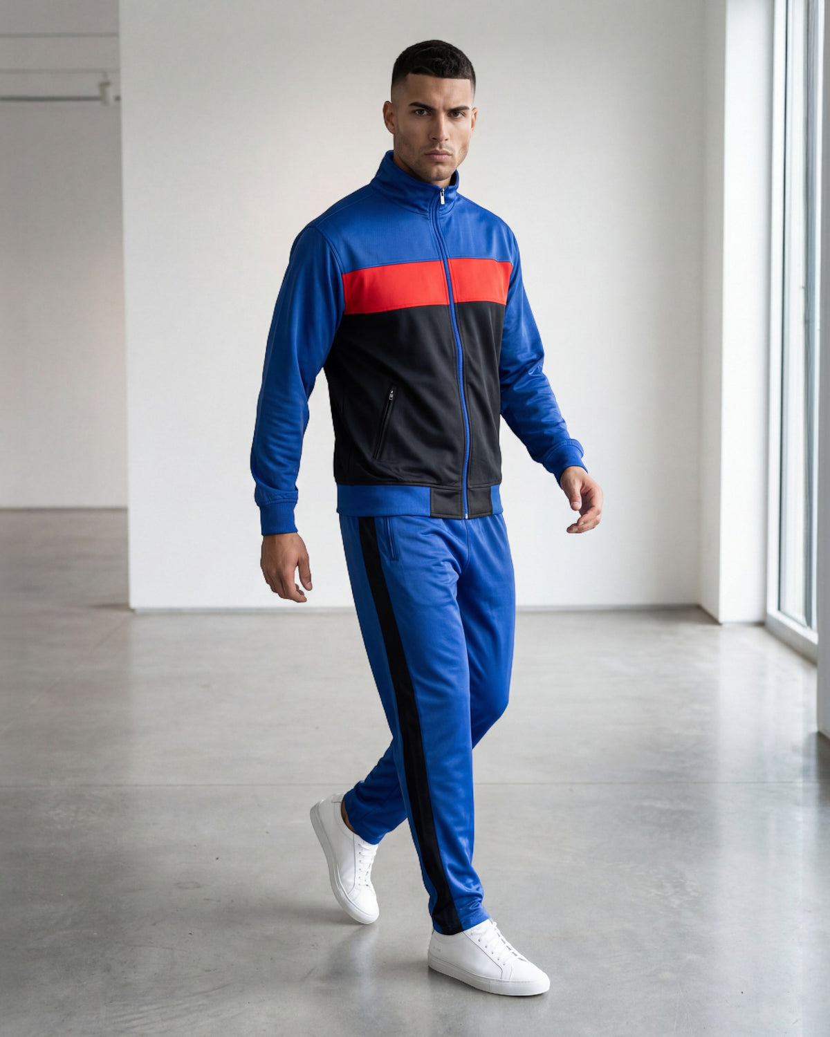 Men's Coral Traditional Tracksuit – alternate view 3