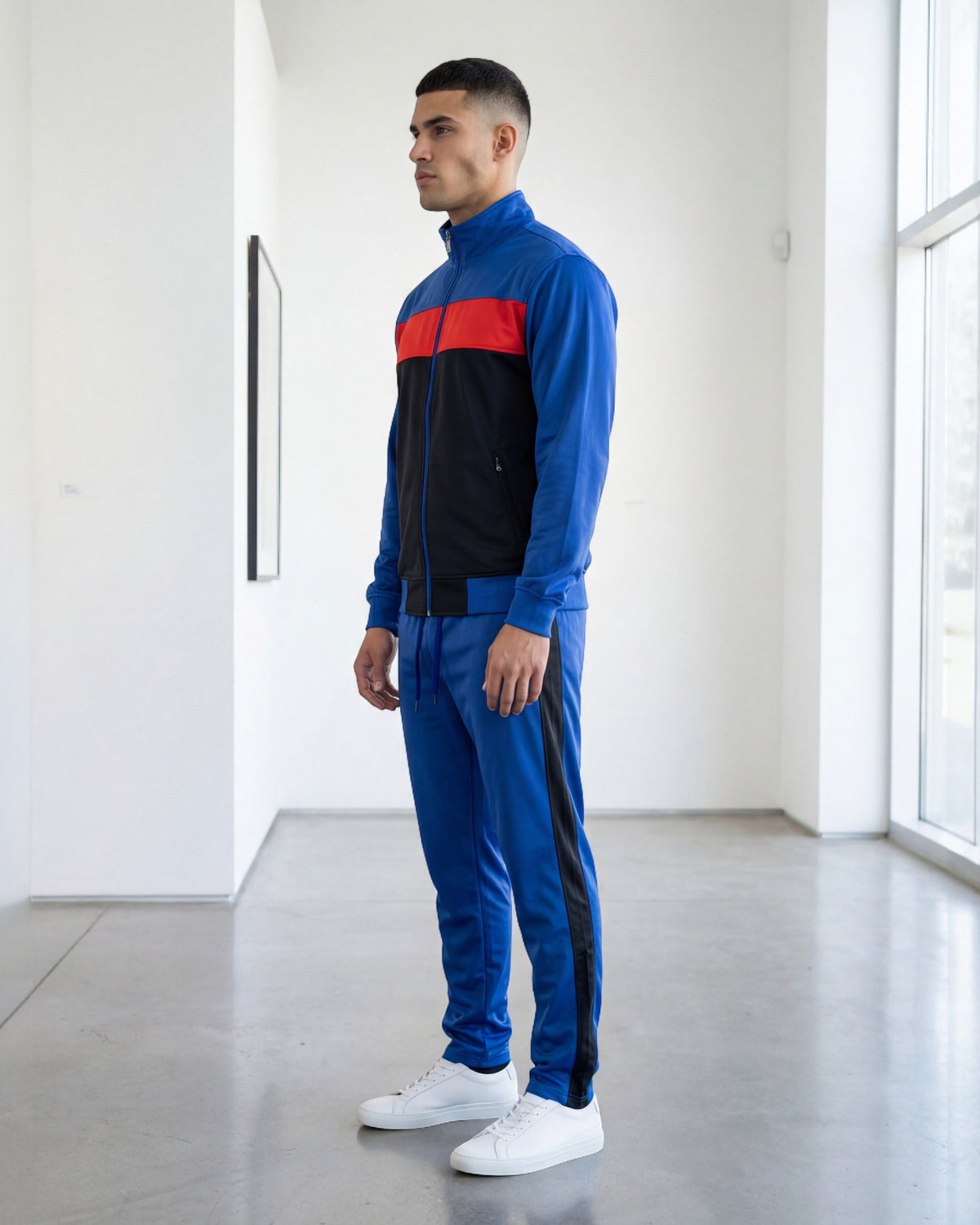 Men's Coral Traditional Tracksuit – alternate view 4
