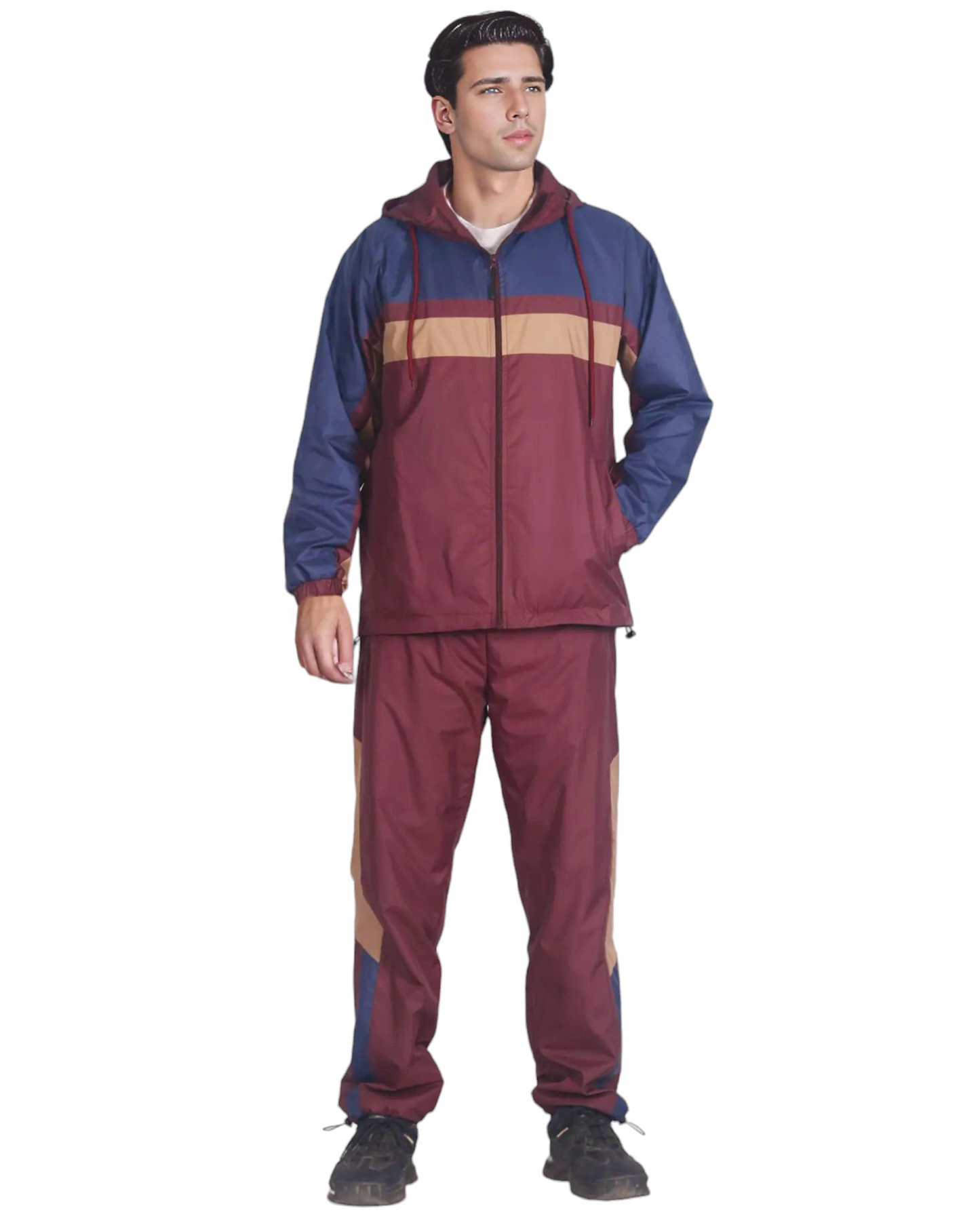 Men’s Active 2-Piece Ridge Windbreaker Tracksuit Matching Set