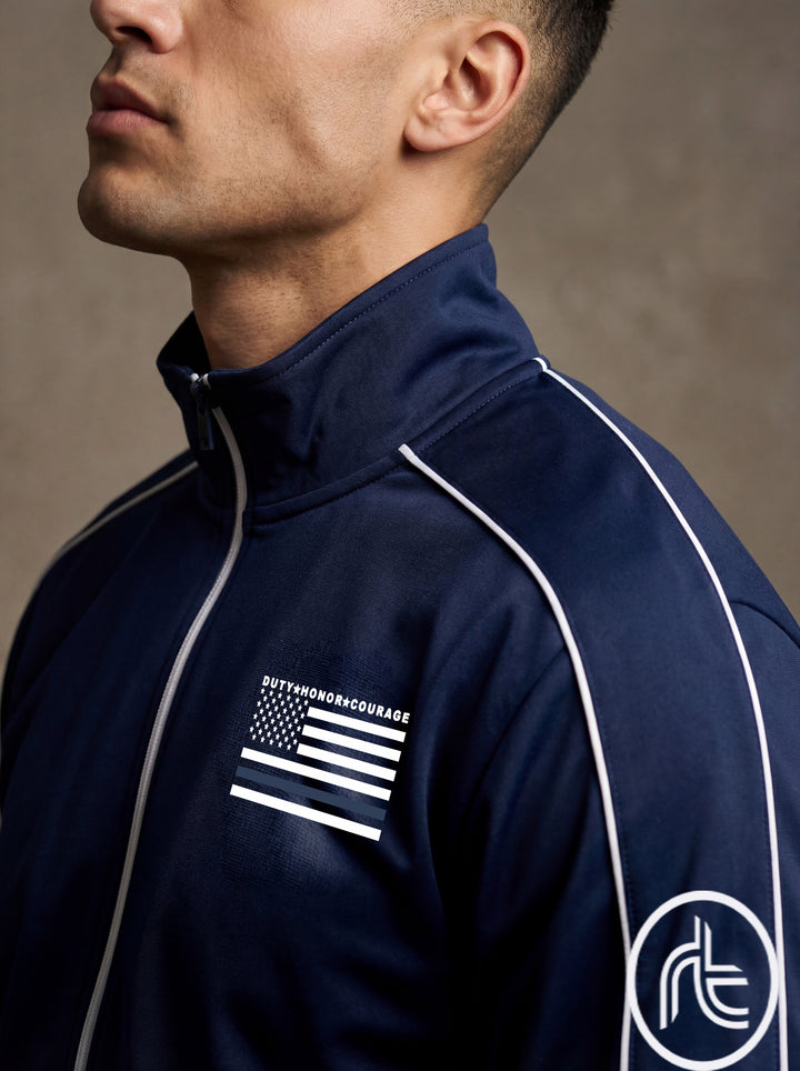 Designer Courage Mens' Designer Courage Flag Tracksuit – Royal Threads