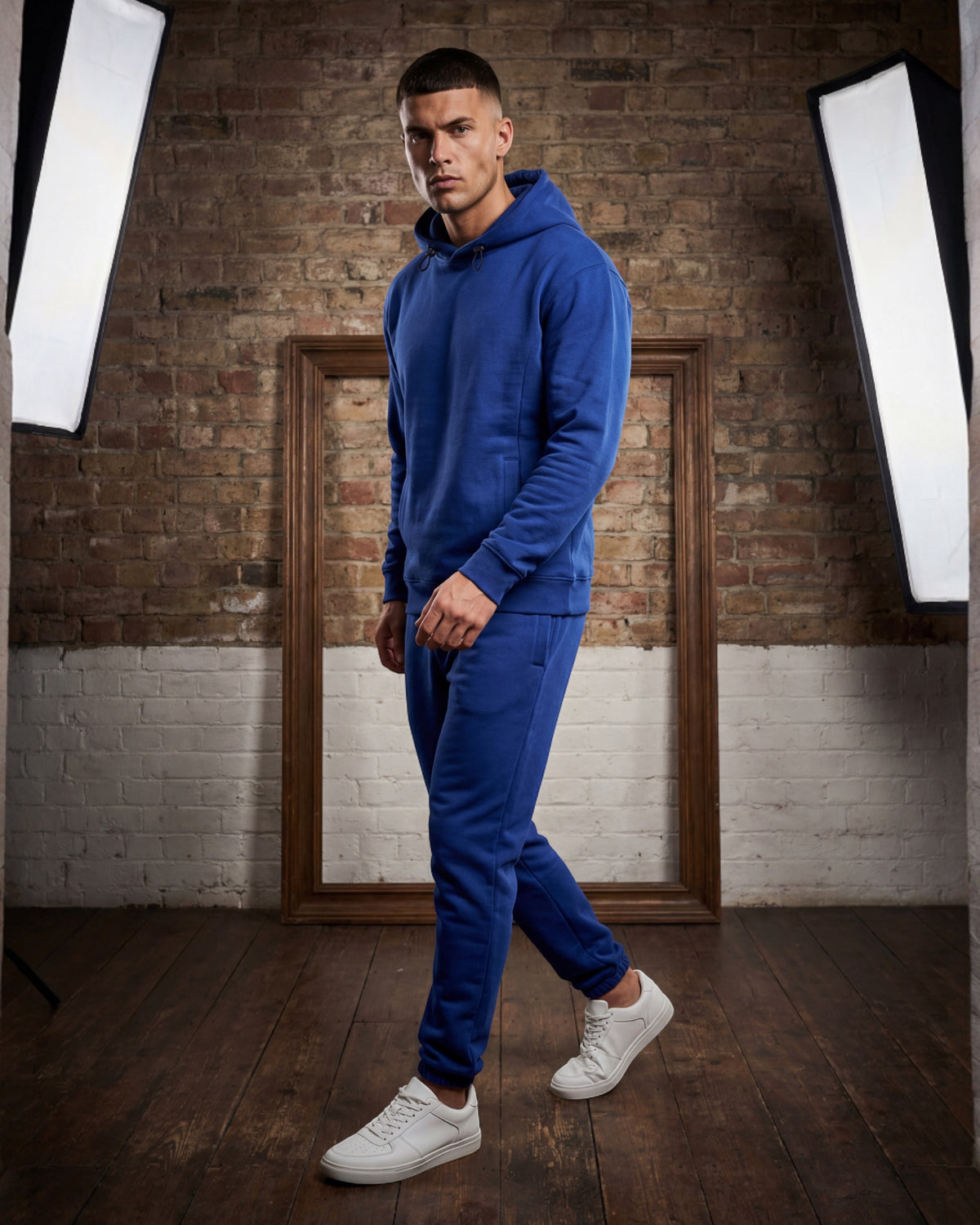 Men's Classic Pullover Hoodie & Jogger Set – alternate view 27