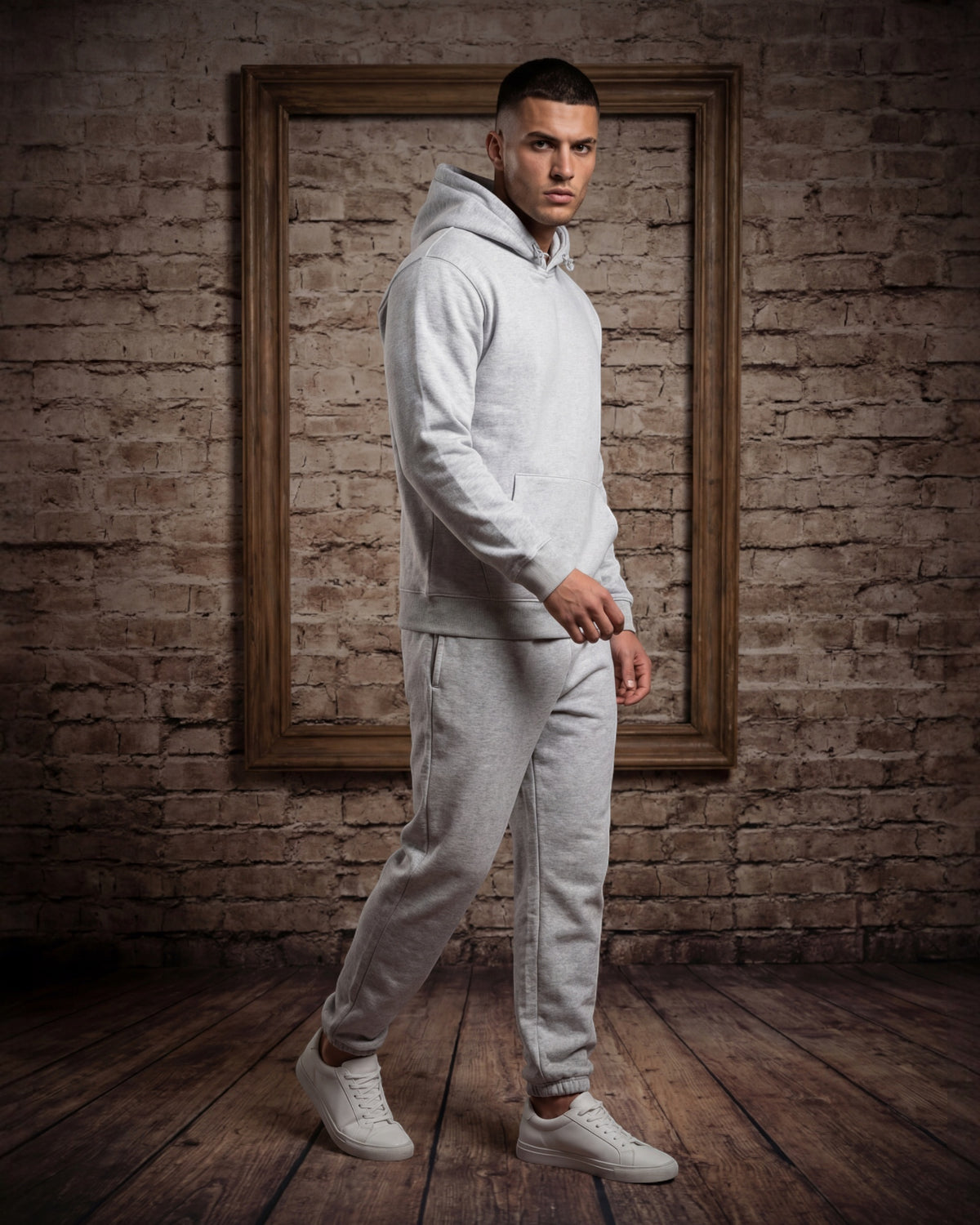 Men's Classic Pullover Hoodie & Jogger Set – alternate view 8