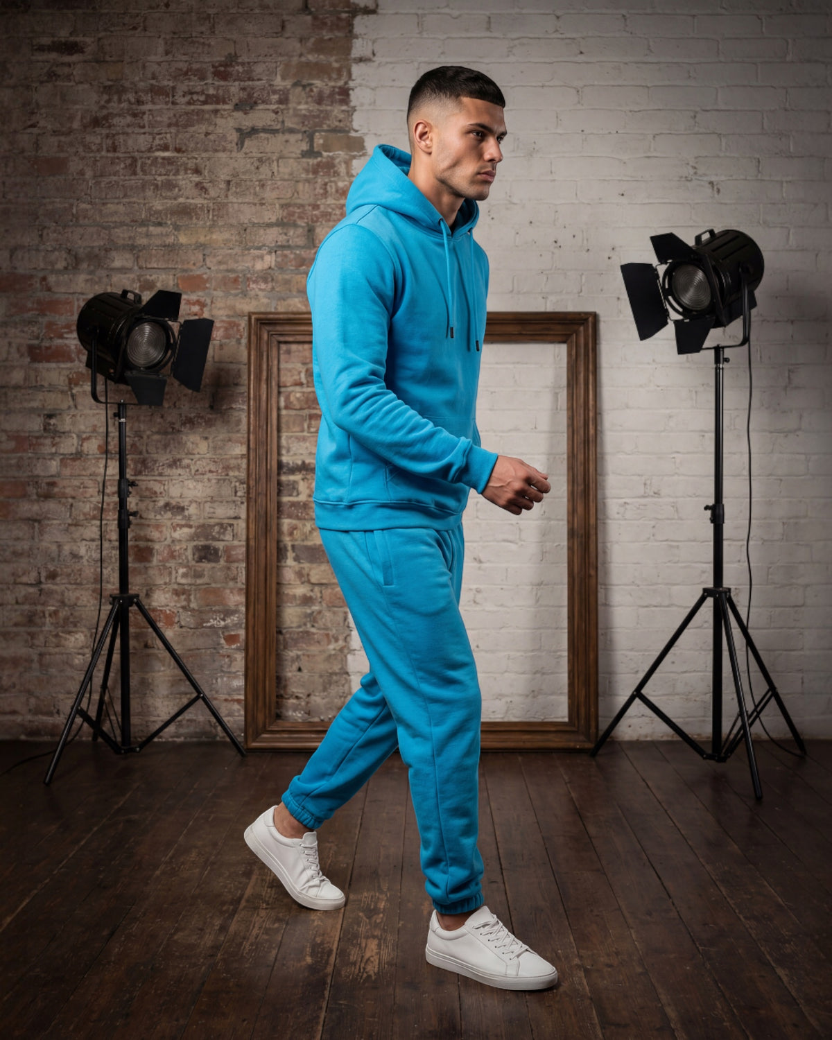 Men's Classic Pullover Hoodie & Jogger Set – alternate view 15