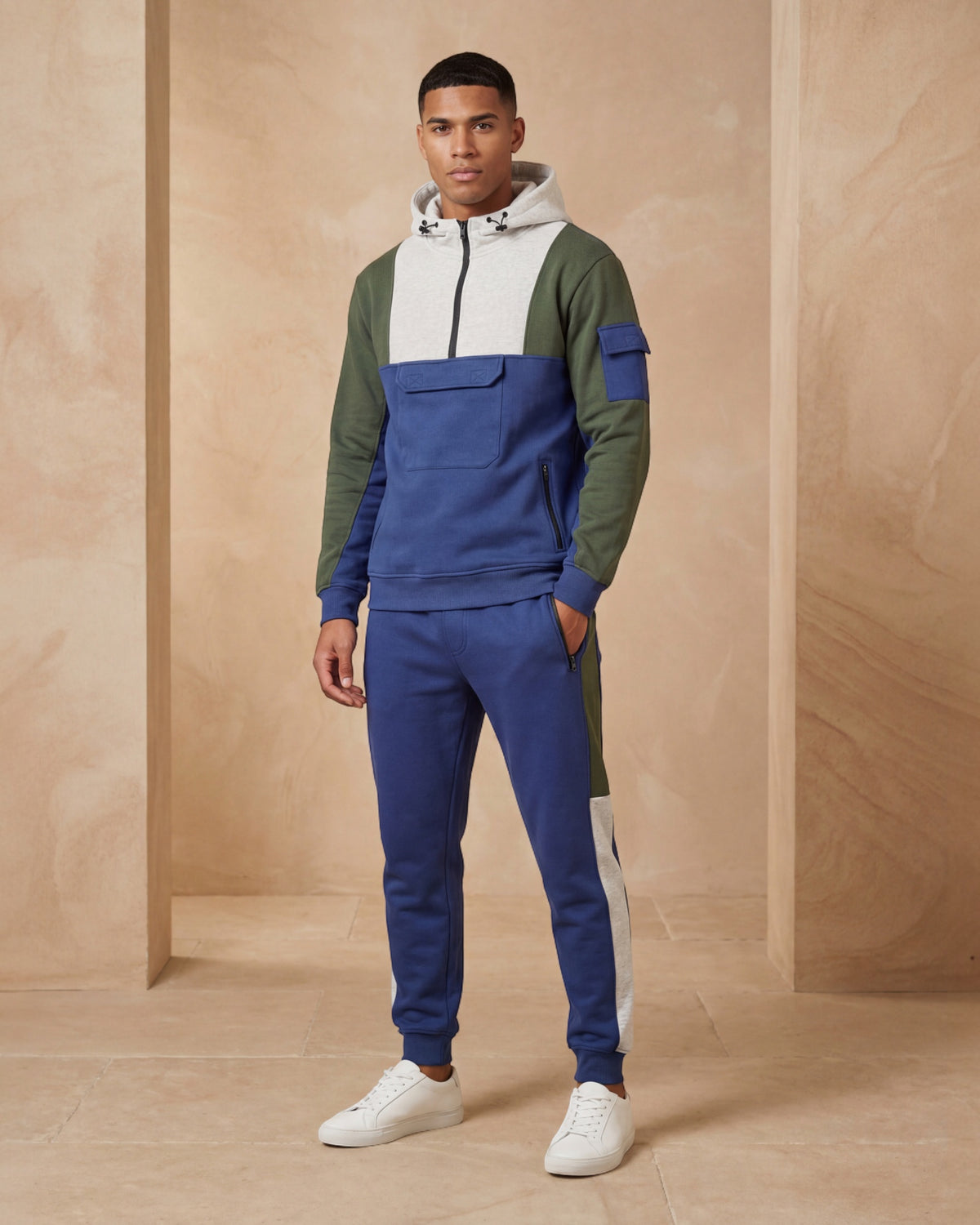 Men's Quarter-Zip Heavy Duty Sweatsuit – alternate view 2