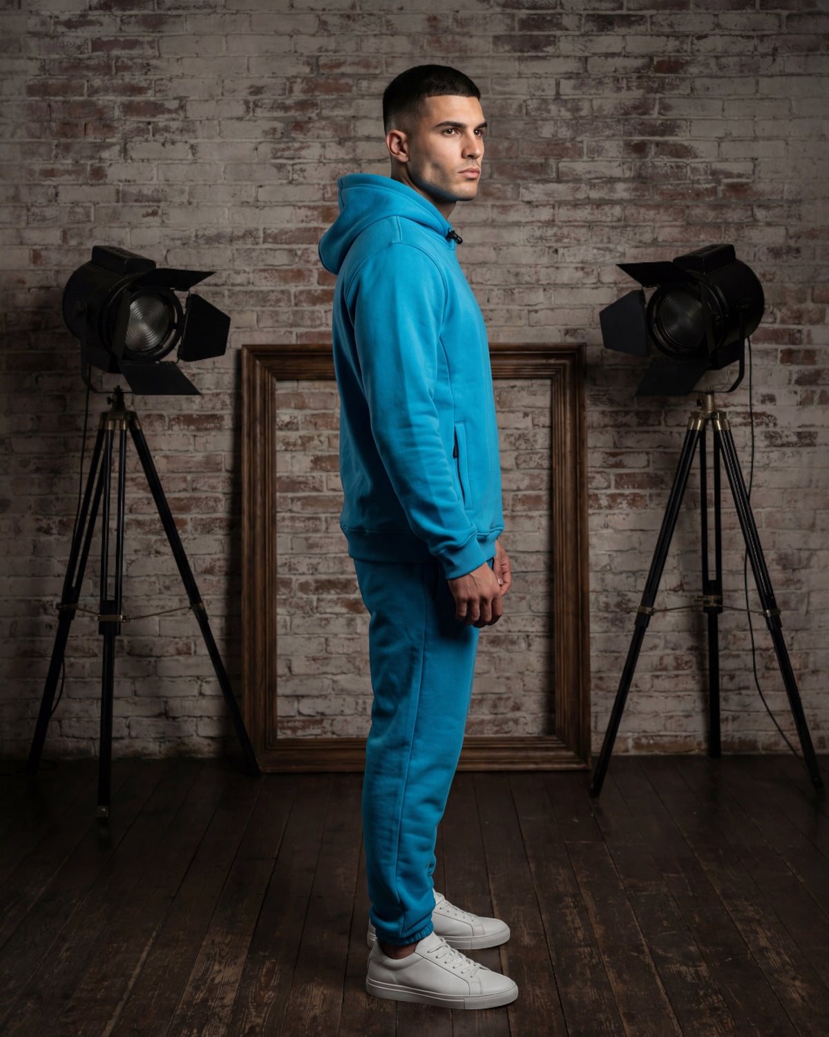Men's Classic Pullover Hoodie & Jogger Set – alternate view 16