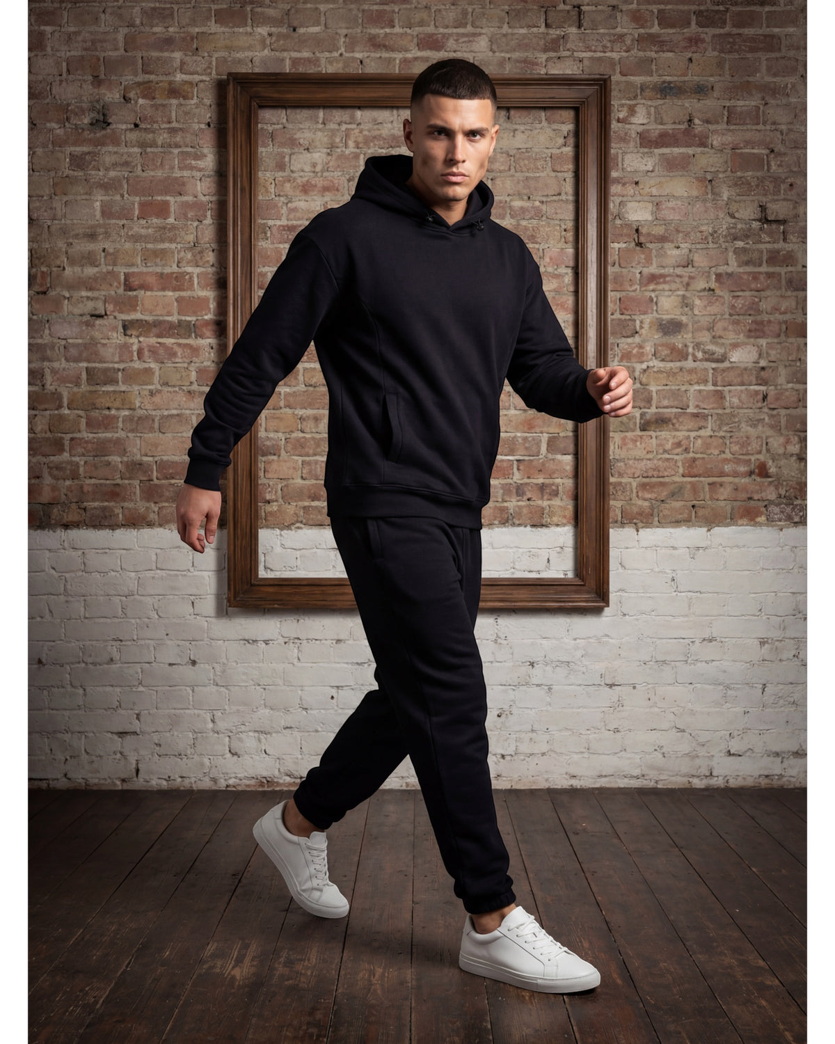Men's Classic Pullover Hoodie & Jogger Set – alternate view 22