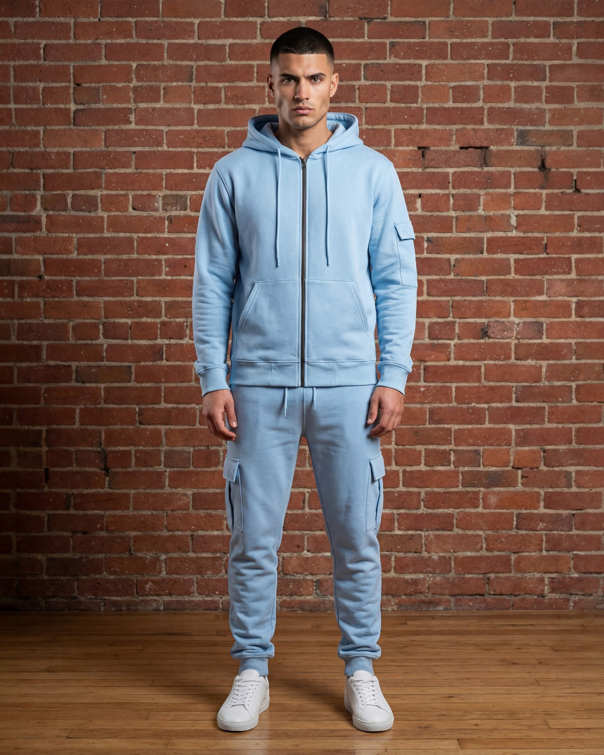 Men’s Premium Cotton Cargo Set – Heavy Duty 450GSM Fleece – alternate view 11