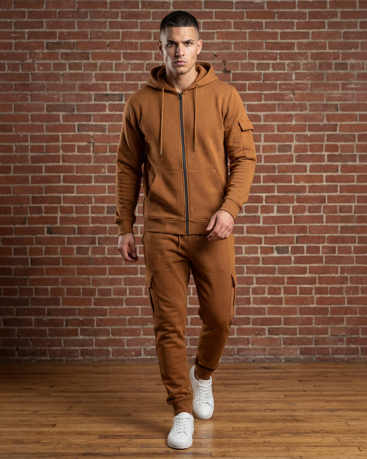 Men’s Premium Cotton Cargo Set – Heavy Duty 450GSM Fleece – alternate view 8