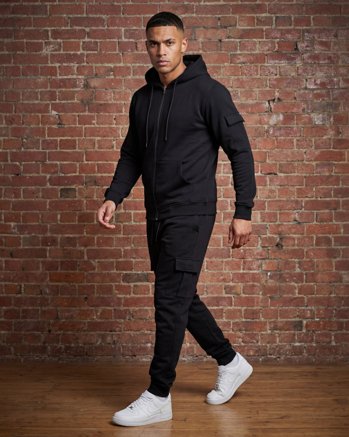 Men’s Premium Cotton Cargo Set – Heavy Duty 450GSM Fleece – alternate view 18