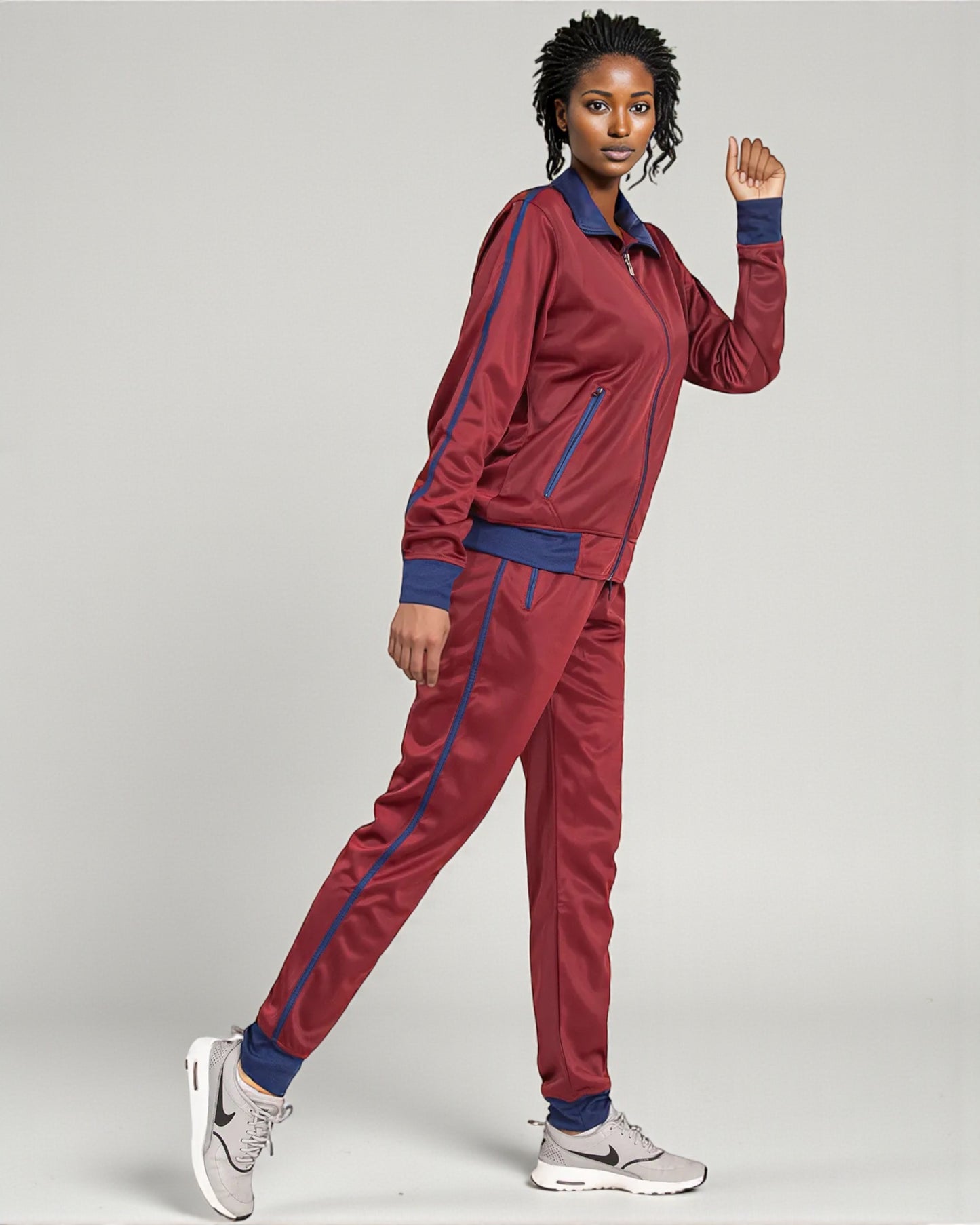 Women's 2-Piece Sunshine Jogger Tracksuit Track Jacket and Track Pants