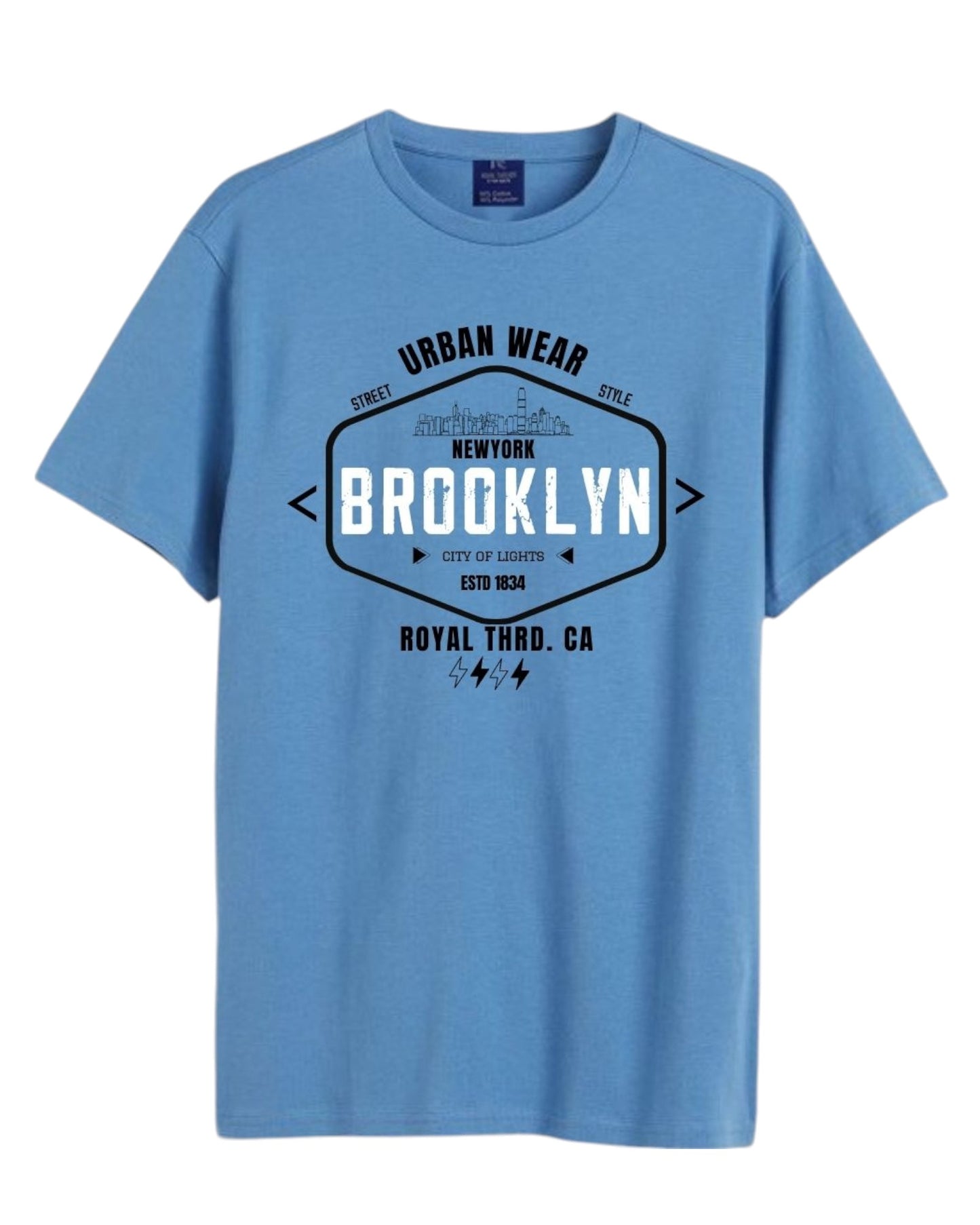 Men Brooklyn Print Summer T shirt