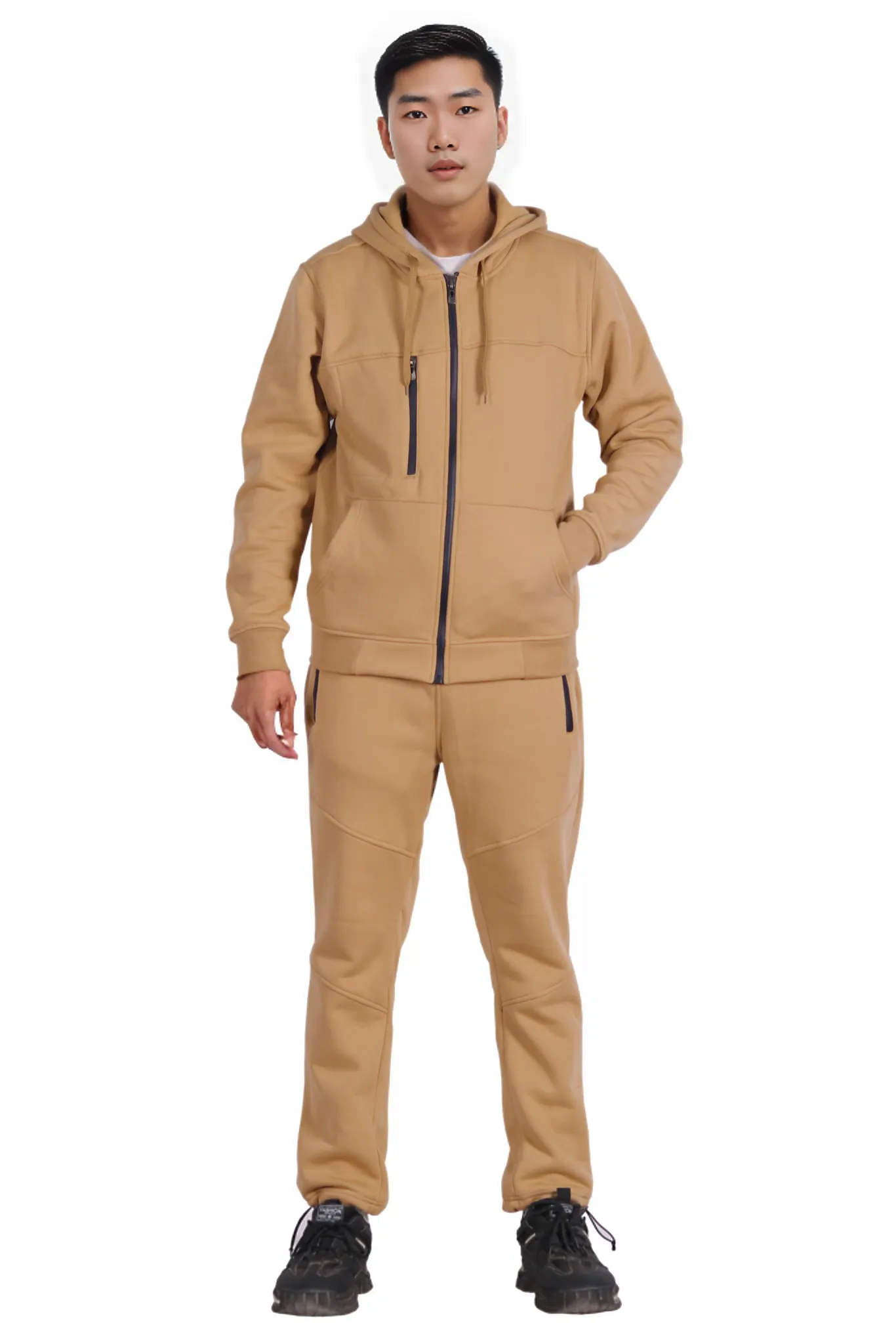 Mens Soft Fleece Traditional Sweatsuit Royal Threads