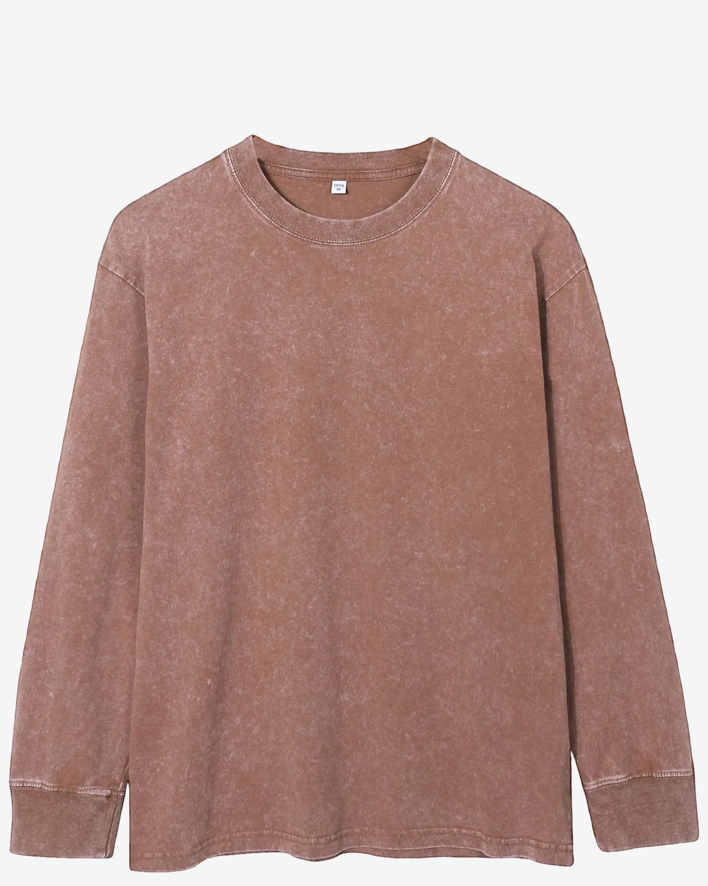 Men’s Long Sleeve Acid Wash T Shirt