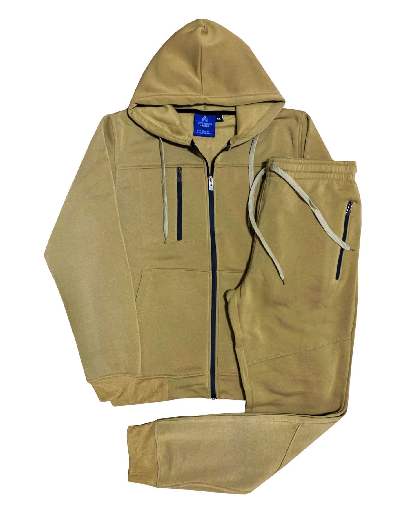 Men's Two Piece Tech Jogger Fleece Sweatsuit