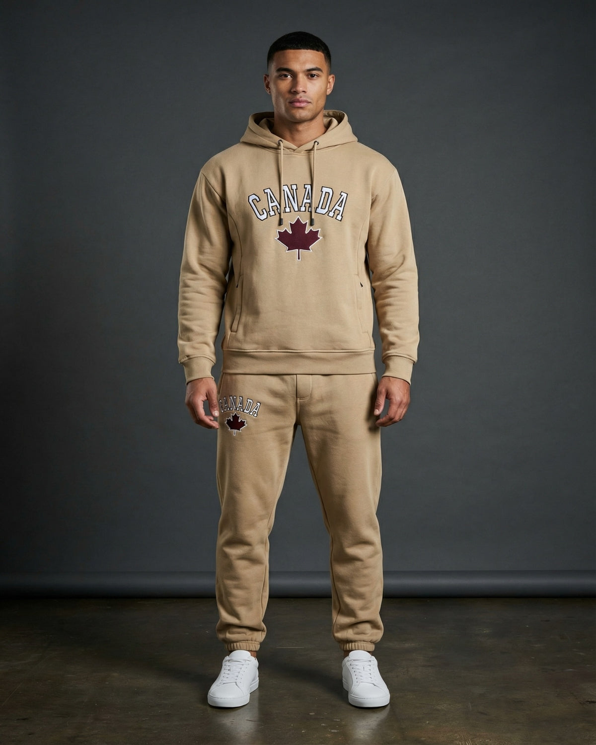 Men's Classic Pullover Canada Print Sweatsuit – alternate view 12